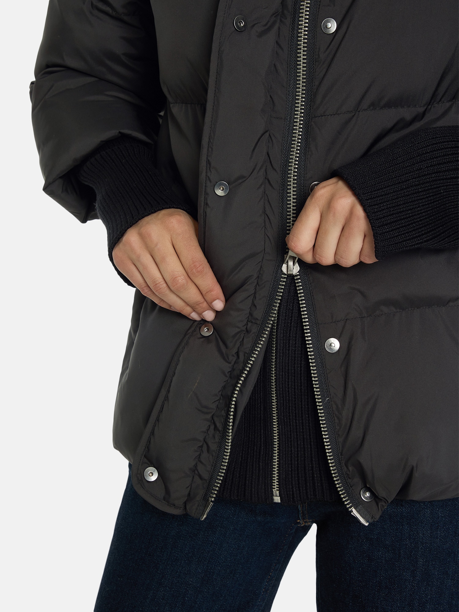 Lieblingsstück Steppjacke »ArcisL«, mit Kapuze, mit Strickdetails