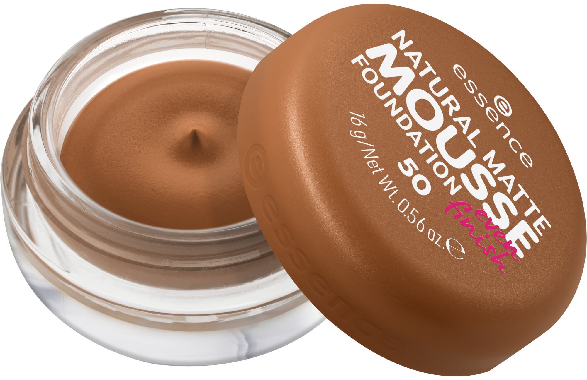 Essence Foundation »NATURAL MATTE MOUSSE FOUNDATION«, (3er Pack)