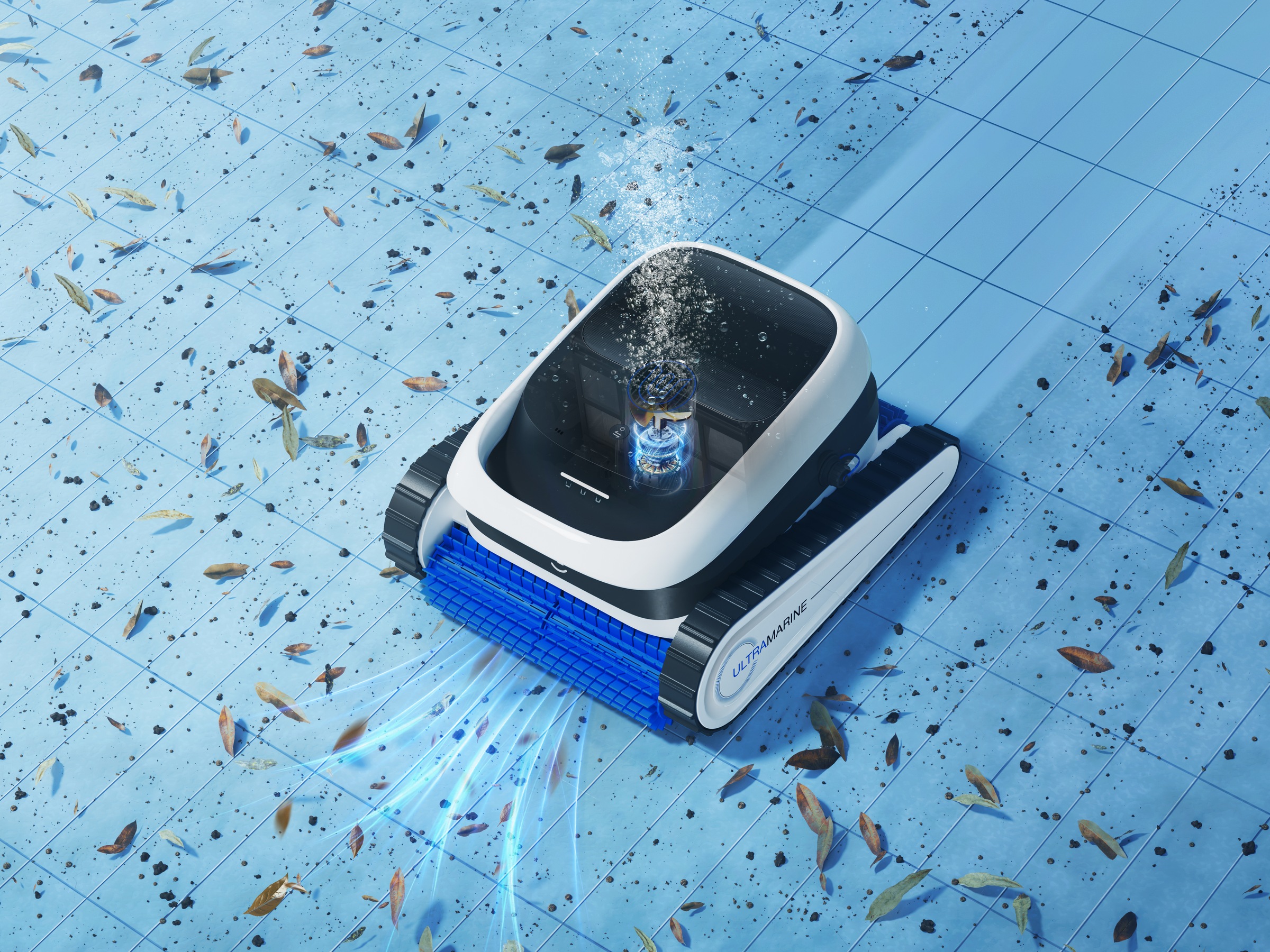 ECOVACS Poolbodensauger »ULTRAMARINE P1« Vollautomatisch & kabellos, mit SmartNavi-Navigation