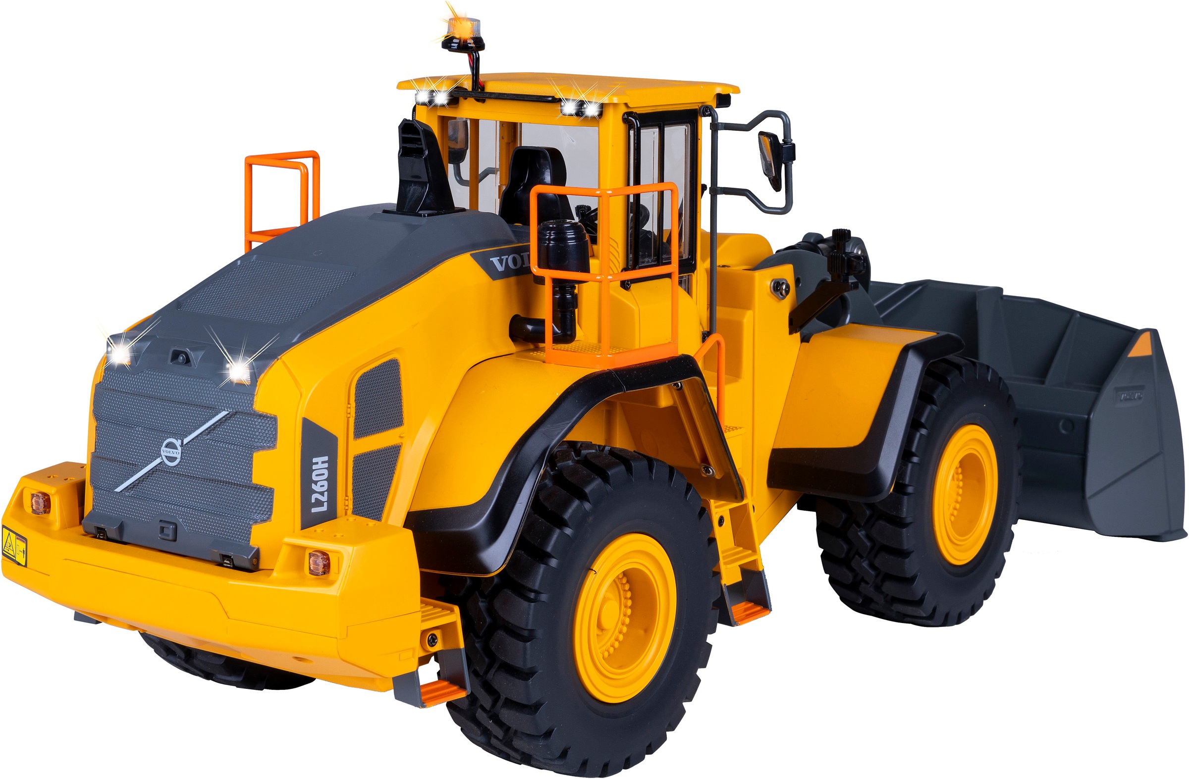 Jamara RC-Bagger »Radlader Volvo L260H Metal 2,4GHz«, LED-Licht; Maßstab 1:14