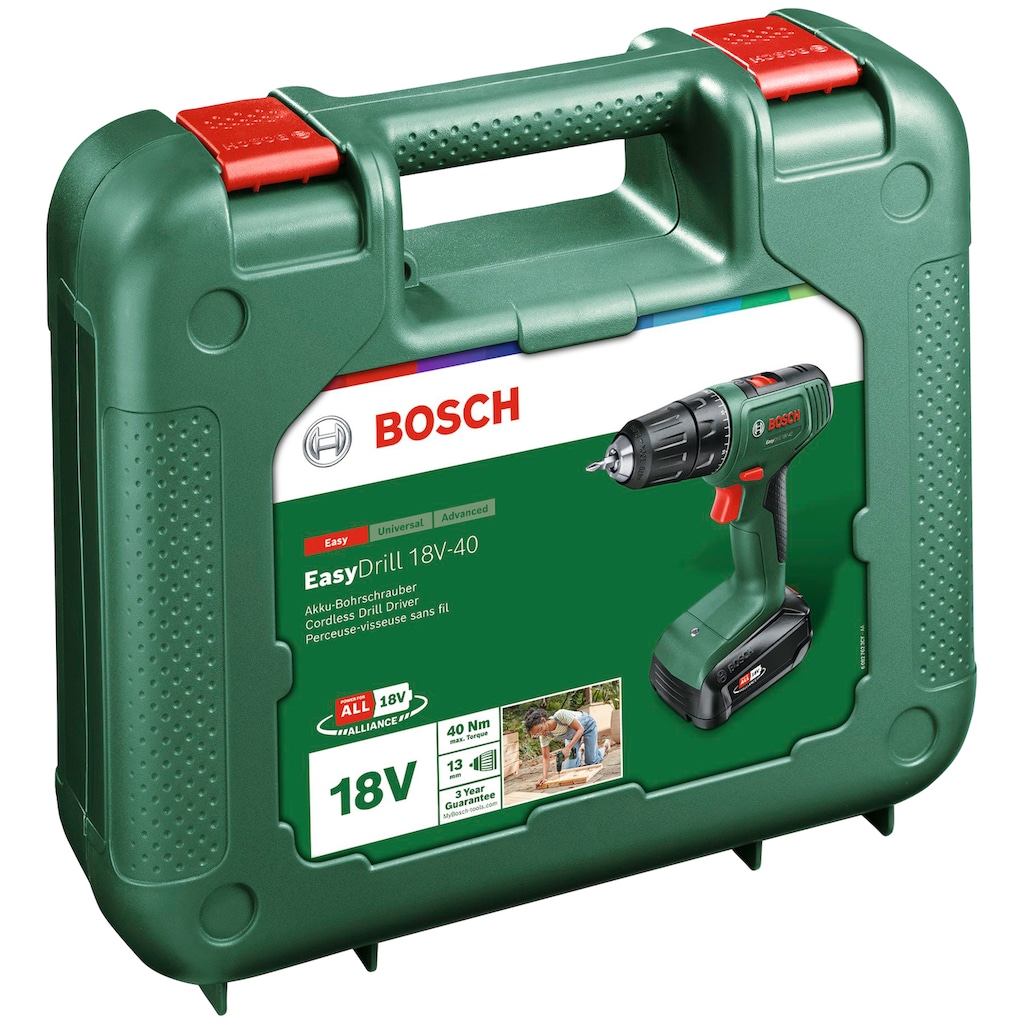 Bosch Home & Garden Akku-Bohrschrauber »EasyDrill 18V-40«