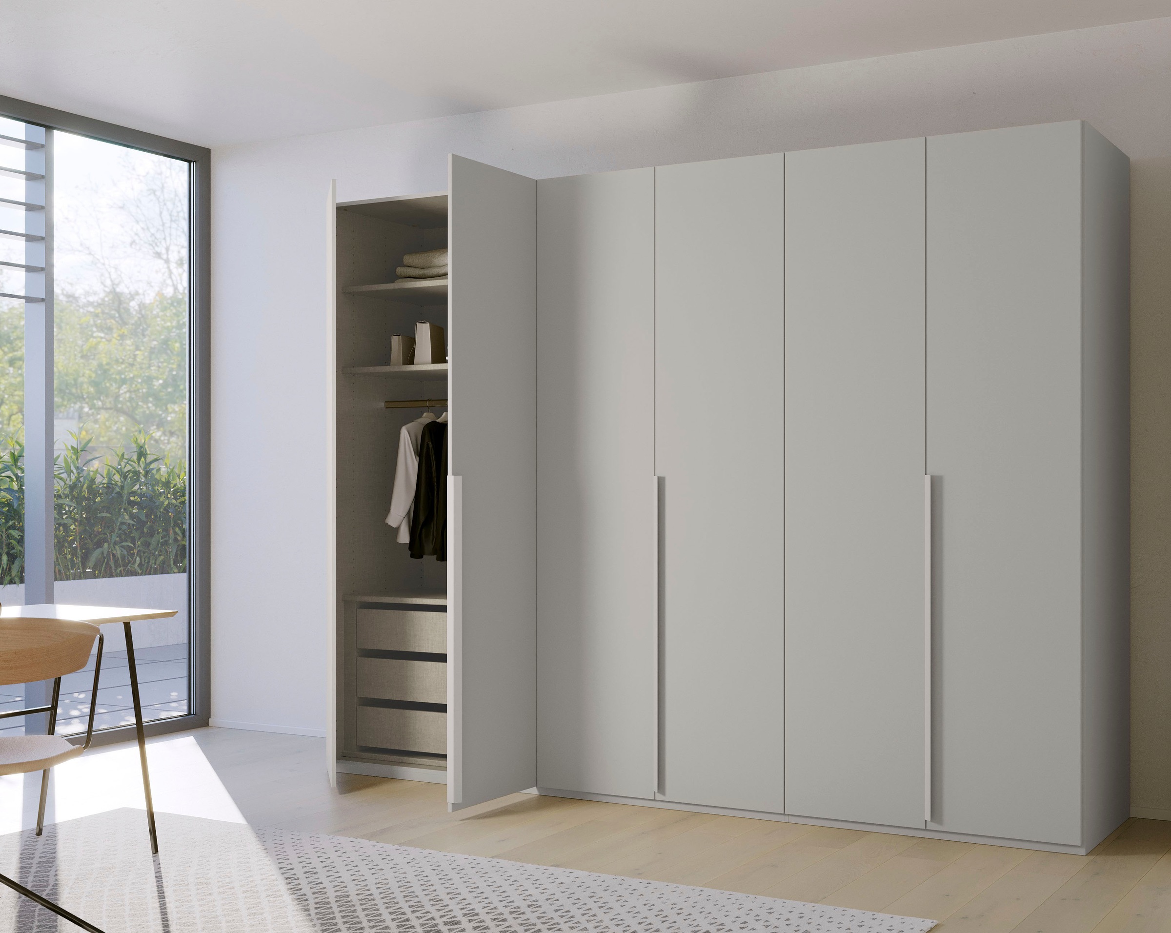 rauch Drehtürenschrank »Purisma« Kleiderschrank Schlafzimmerschrank Schrank, mit umfangreicher Innenausstattung