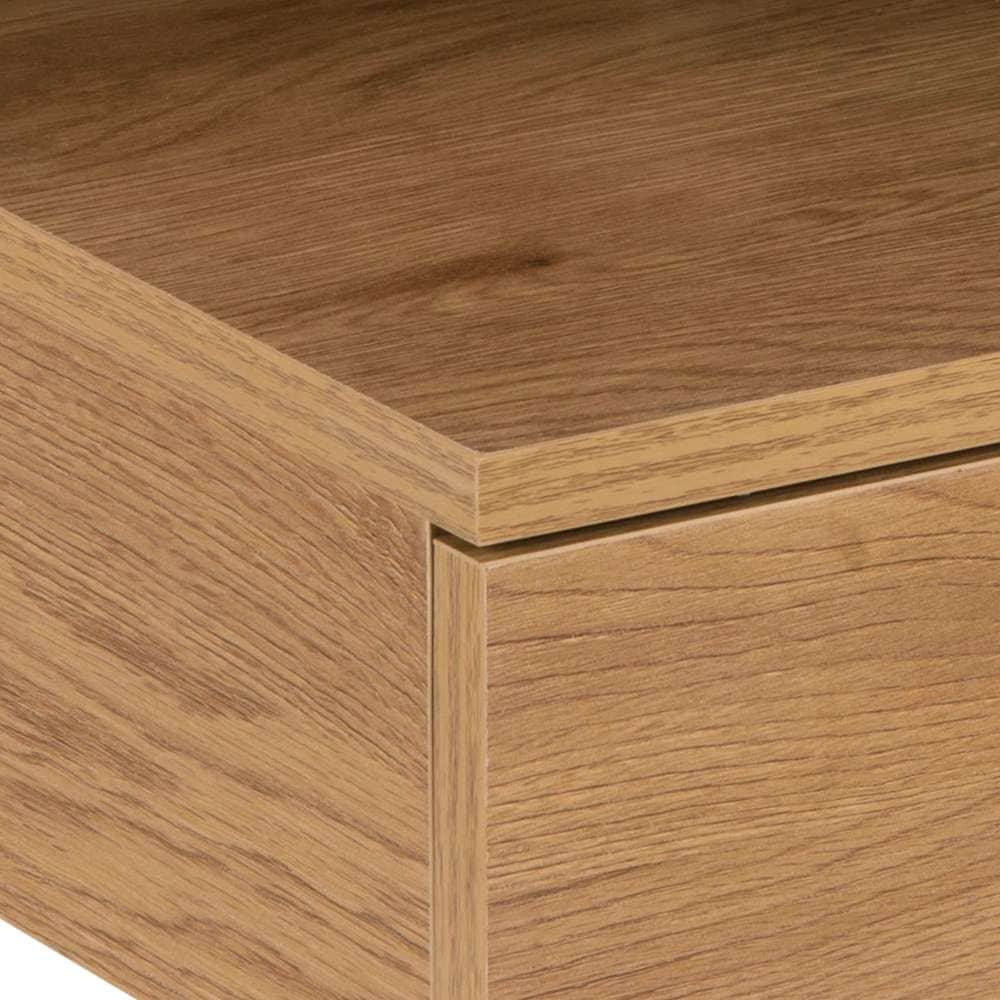 ACTONA GROUP Nachttisch »Ashlan Nachtkommode«, Nachtschrank, wandmontiert, 1 Schublade, 1 Fachboden, Metallschienen