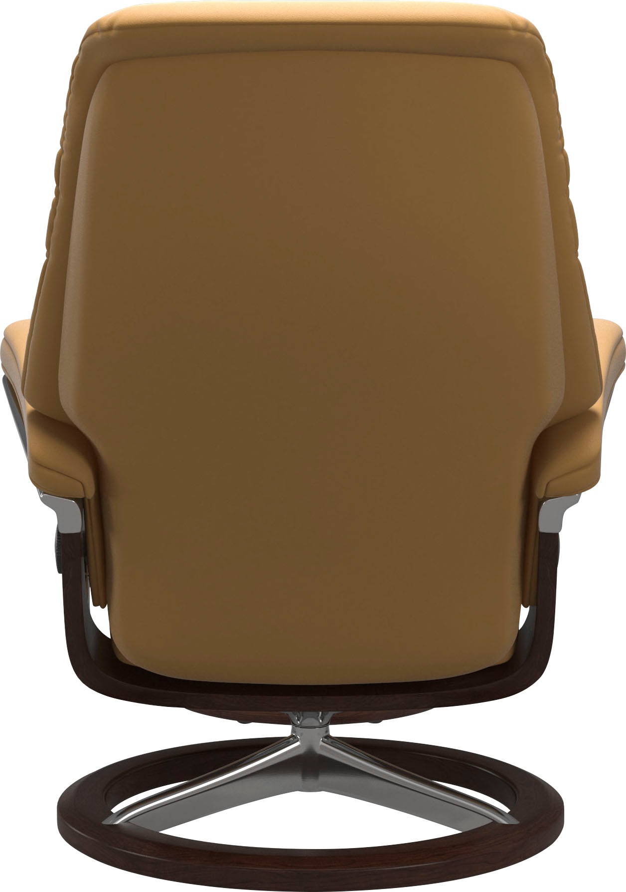 Stressless® Relaxsessel »Sunrise«, (Set, Relaxsessel mit Hocker), mit Signature Base, Größe M, Gestell Braun