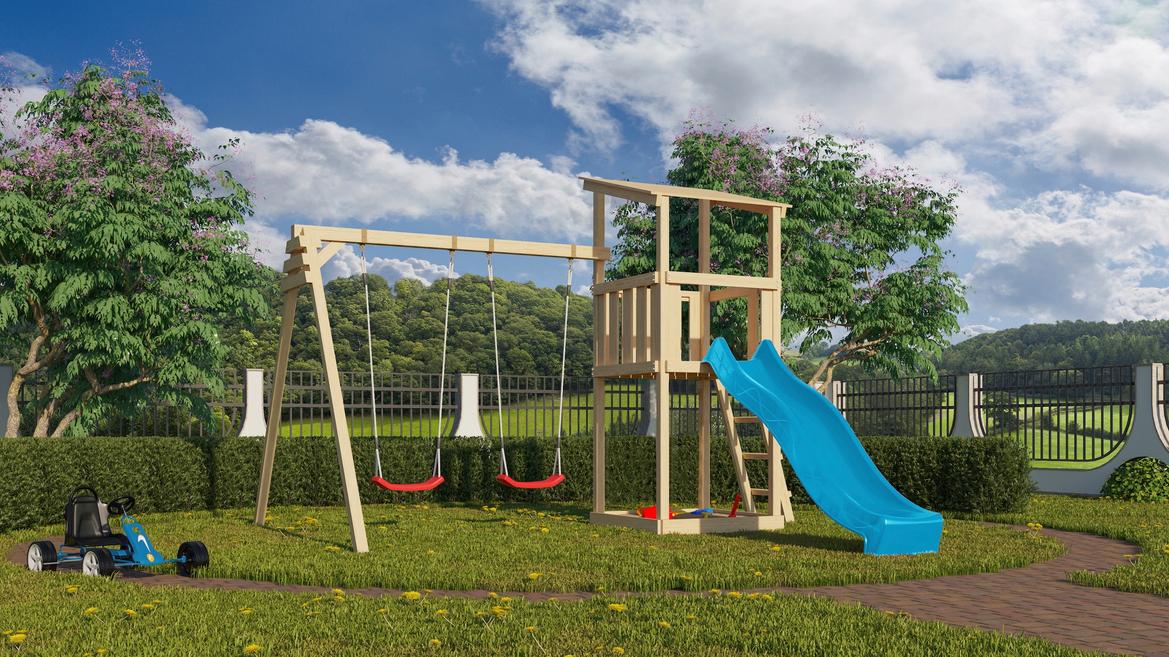 KONIFERA Spielturm »Anna«, BxTxH: 347x264x270 cm