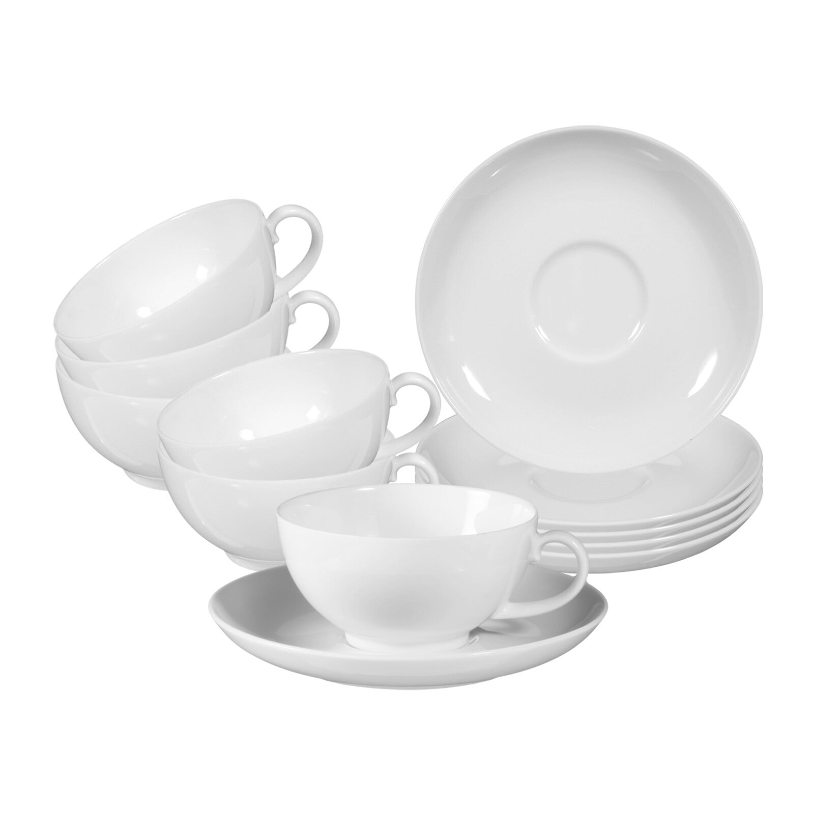 Seltmann Weiden Tasse »Teetassen mit Untertassen Rondo/Liane 0,2l 6er Set w günstig online kaufen