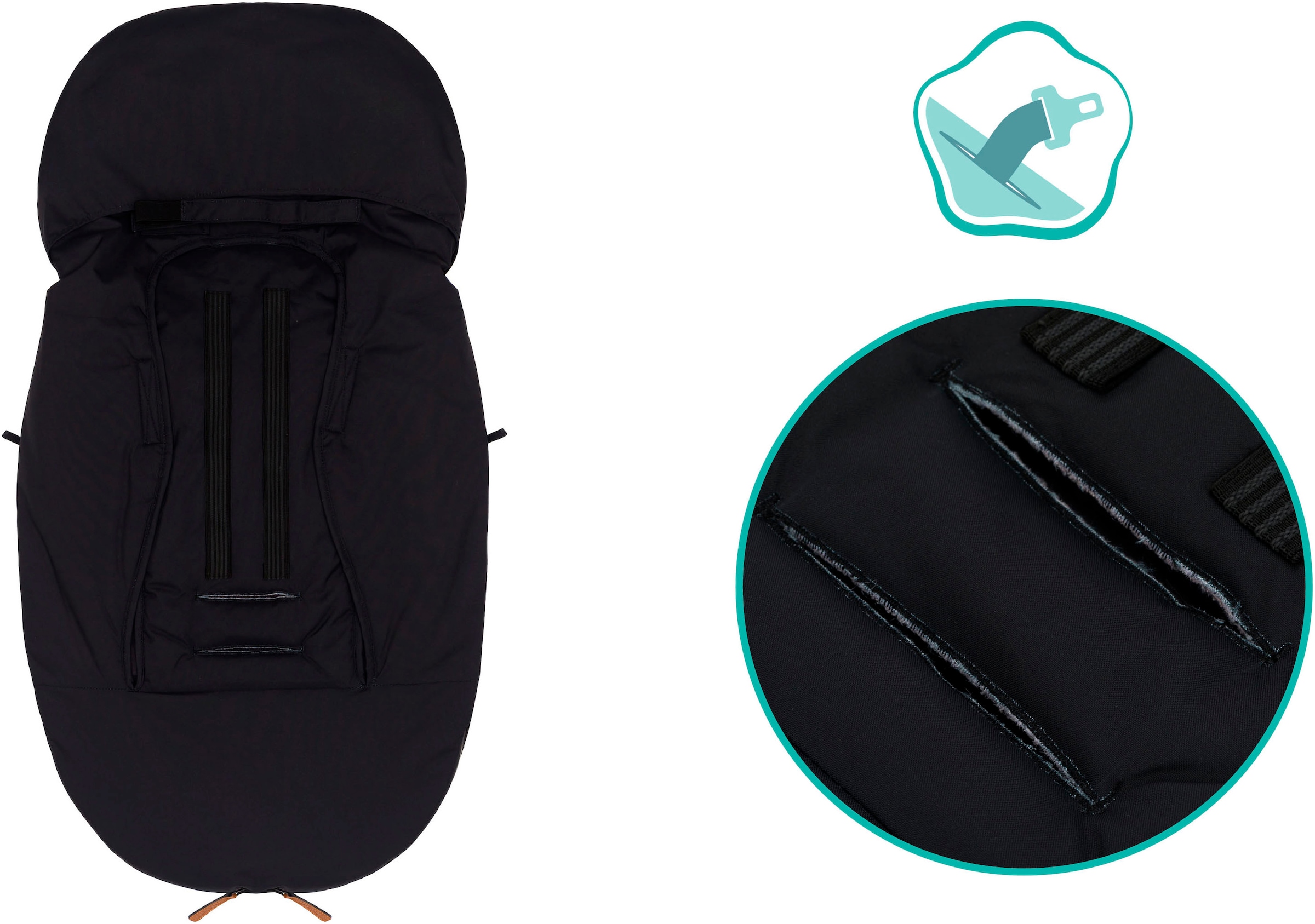 Fillikid Fußsack »Nuptse Gr.0 Winterfußsack, schwarz«