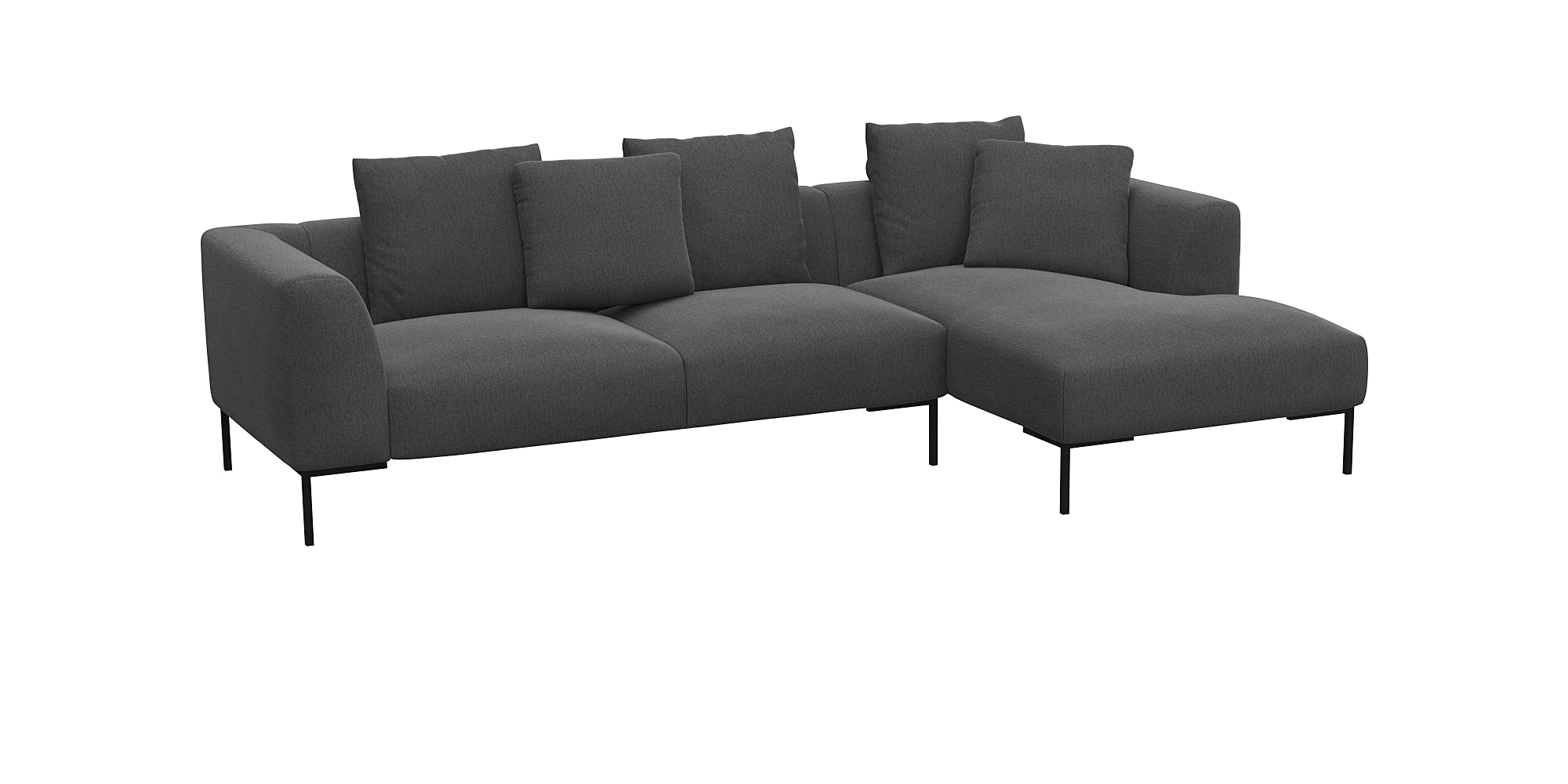 FLEXLUX Ecksofa "Sava Designsofa, bequem und komfortabel, L-Form", Taschenf günstig online kaufen