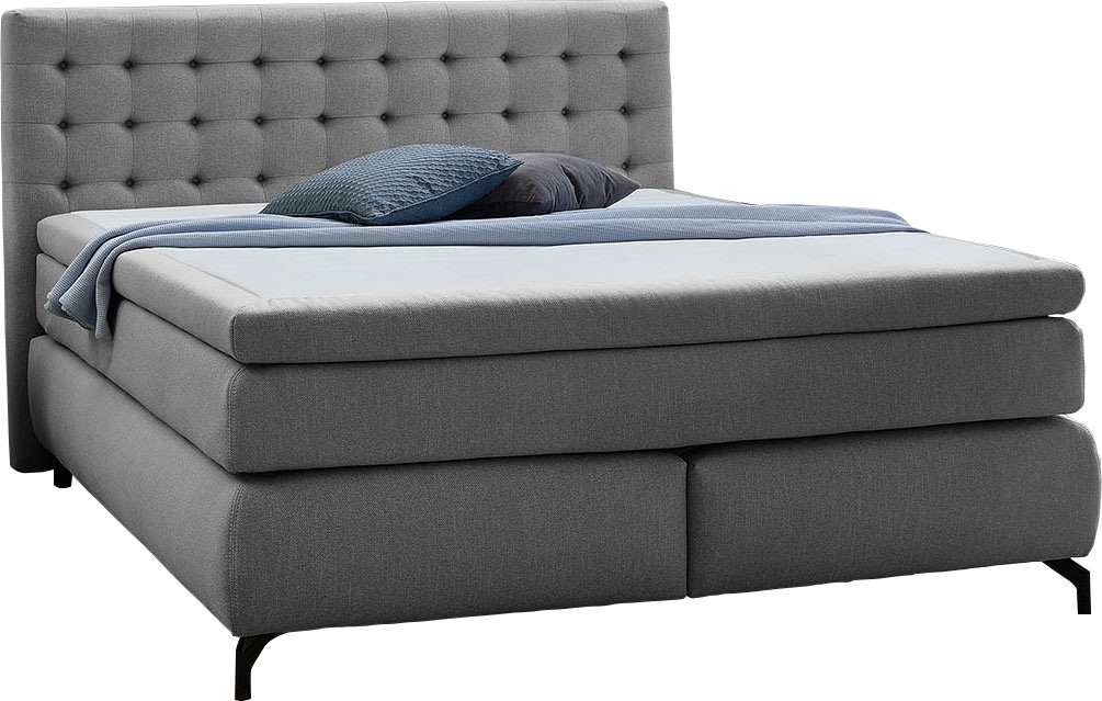 Jockenhöfer Gruppe Boxspringbett »Jessica inklusive 9cm Kaltschaum-Topper« günstig online kaufen