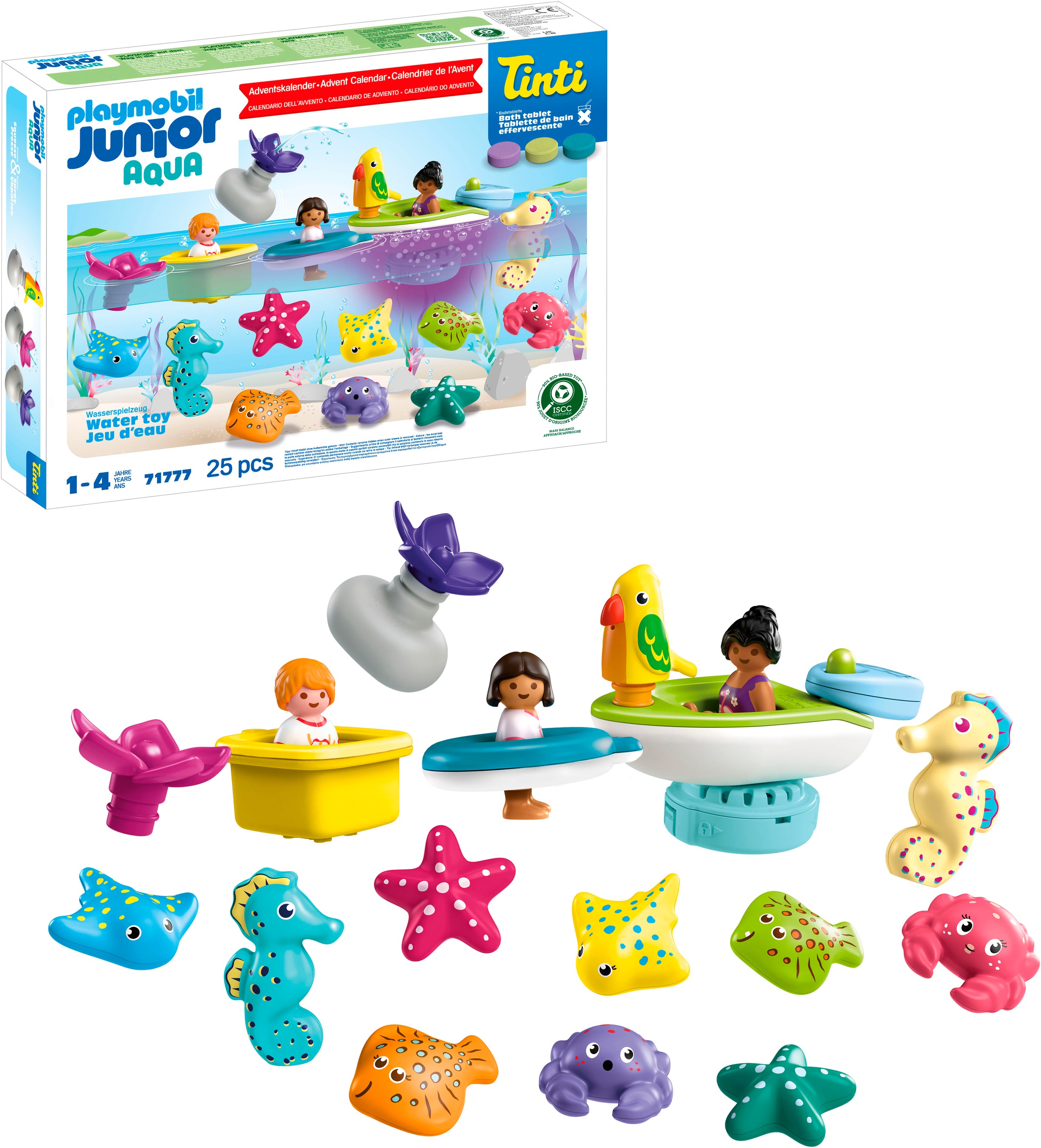 Playmobil® Spielzeug-Adventskalender »Bunter Badespaß, Junior & Tinti (7177 günstig online kaufen