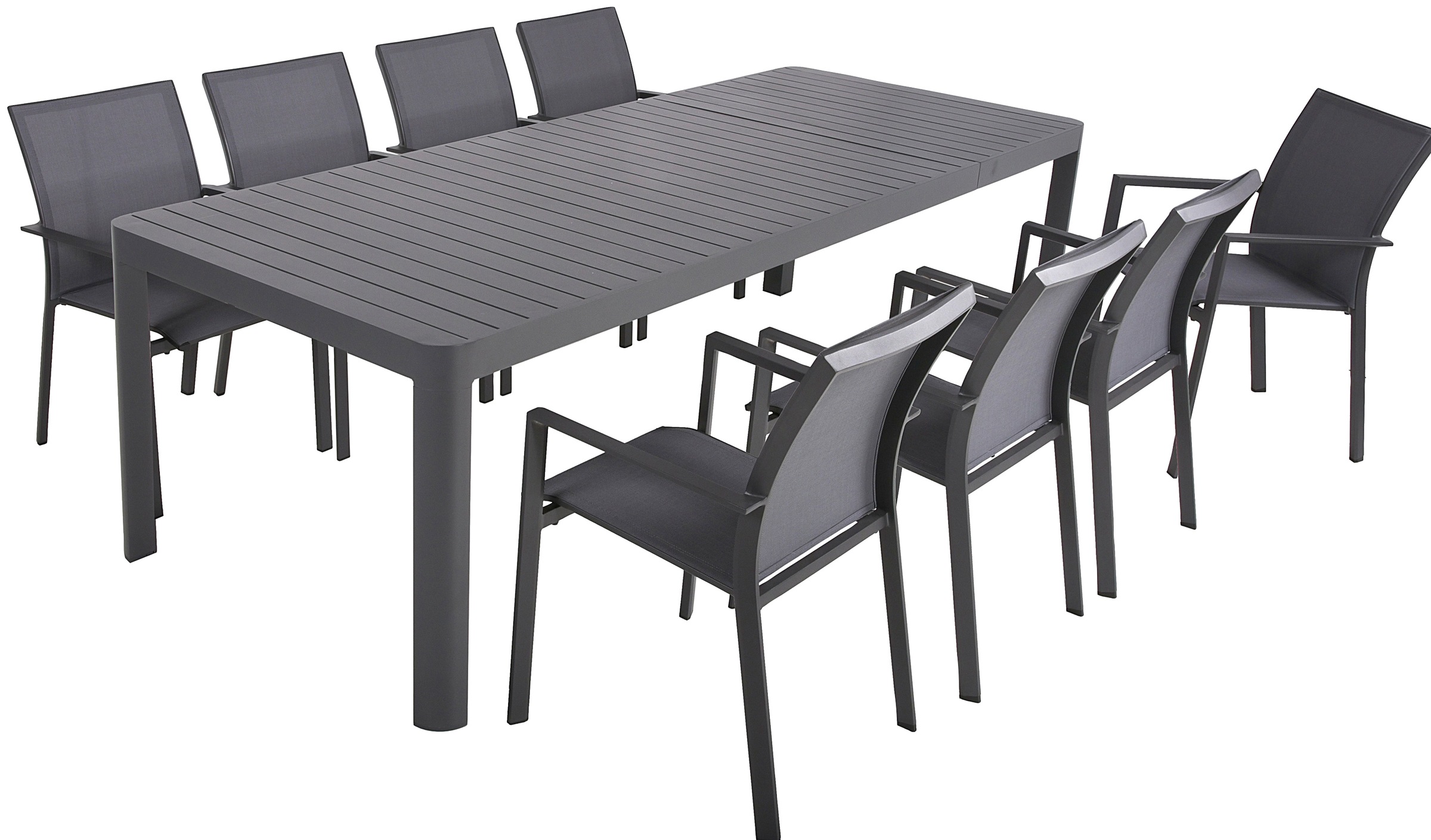 Garden Pleasure Garten-Essgruppe »AMIRA« 9 Stk. tlg. mit ausziehbarem Tisch günstig online kaufen