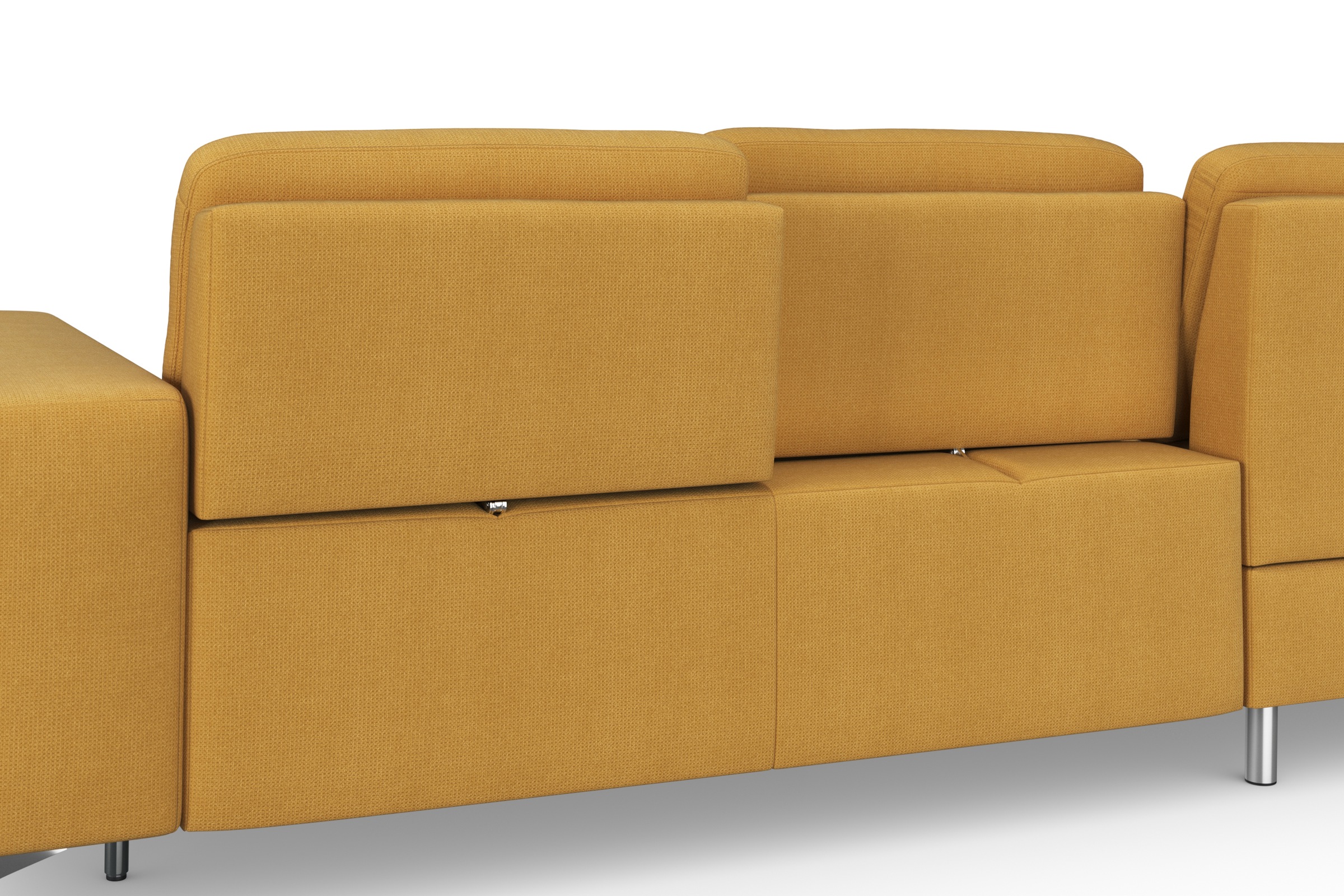 sit&more Ecksofa »Baviene L-Form«, inklusive Sitztiefenverstellung und Federkern, wahlweise Bettfunktion