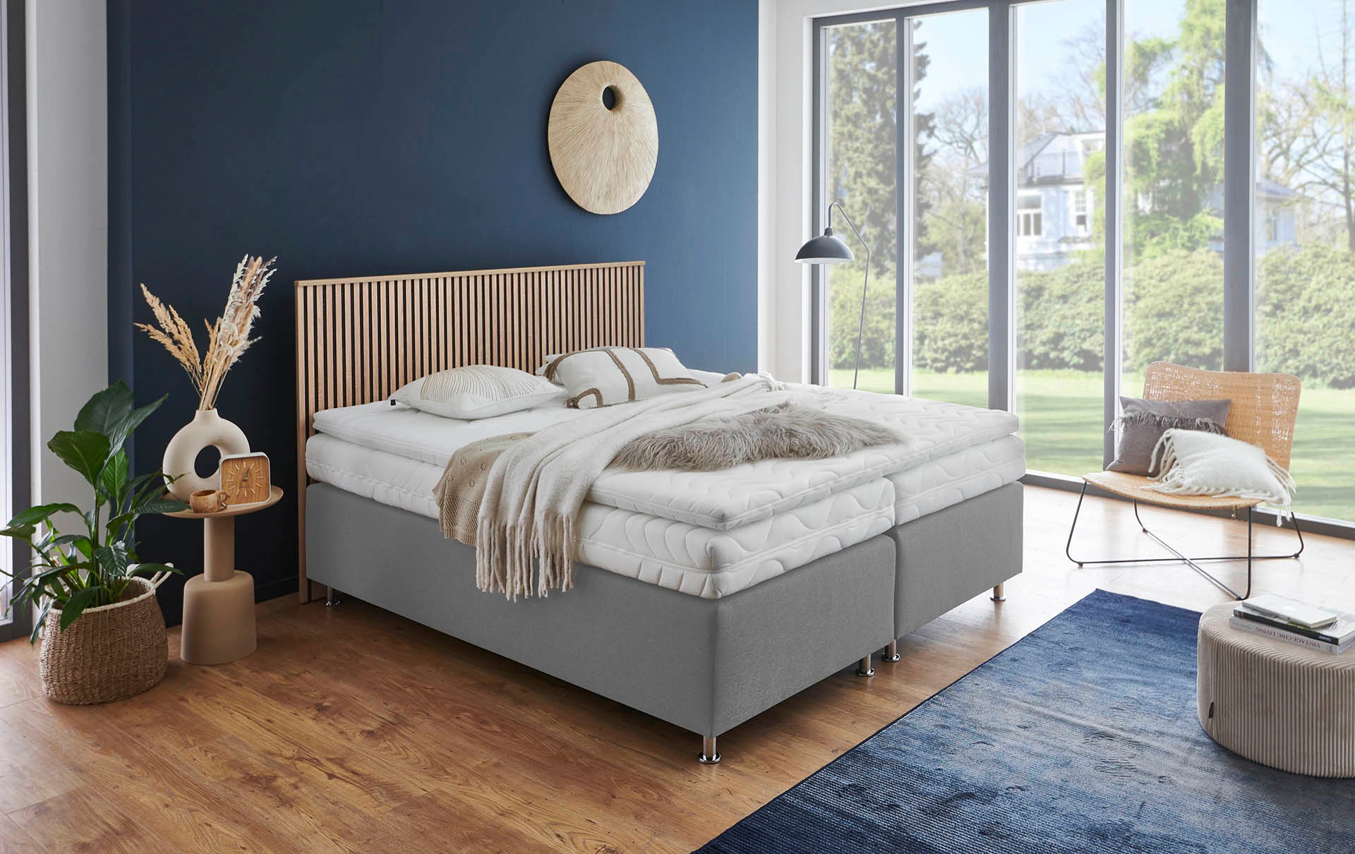 Westfalia Schlafkomfort Boxspringbett »Quercus«, wahlweise mit LED-Beluchtu günstig online kaufen