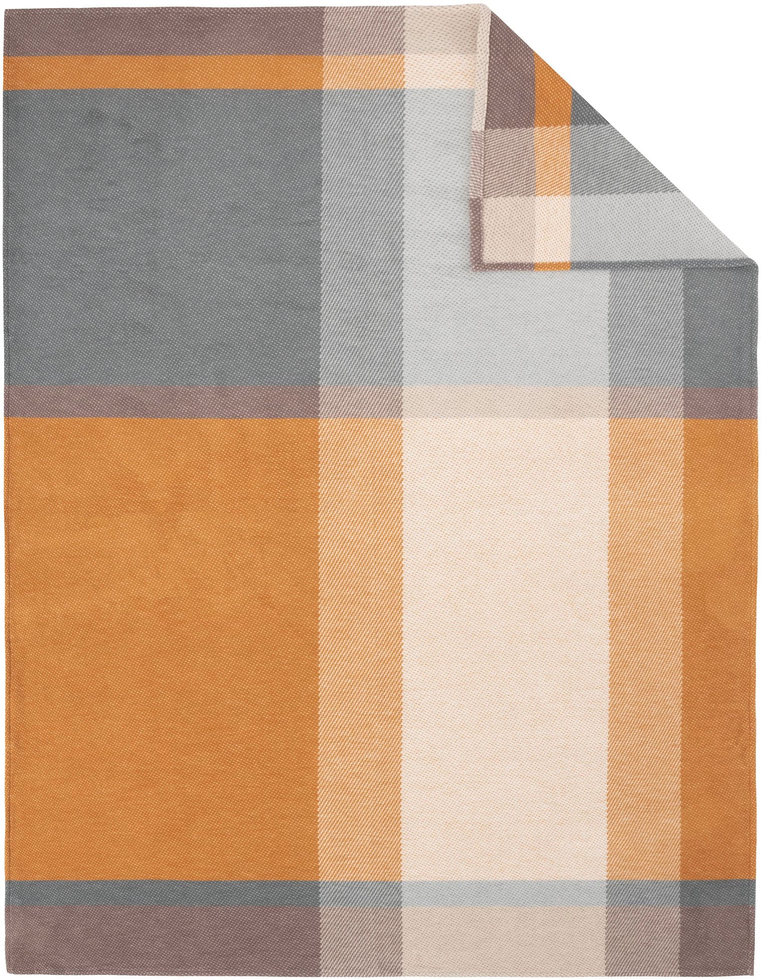IBENA Wohndecke »Jacquard Decke Zelino GOTS«, im Karo-Design