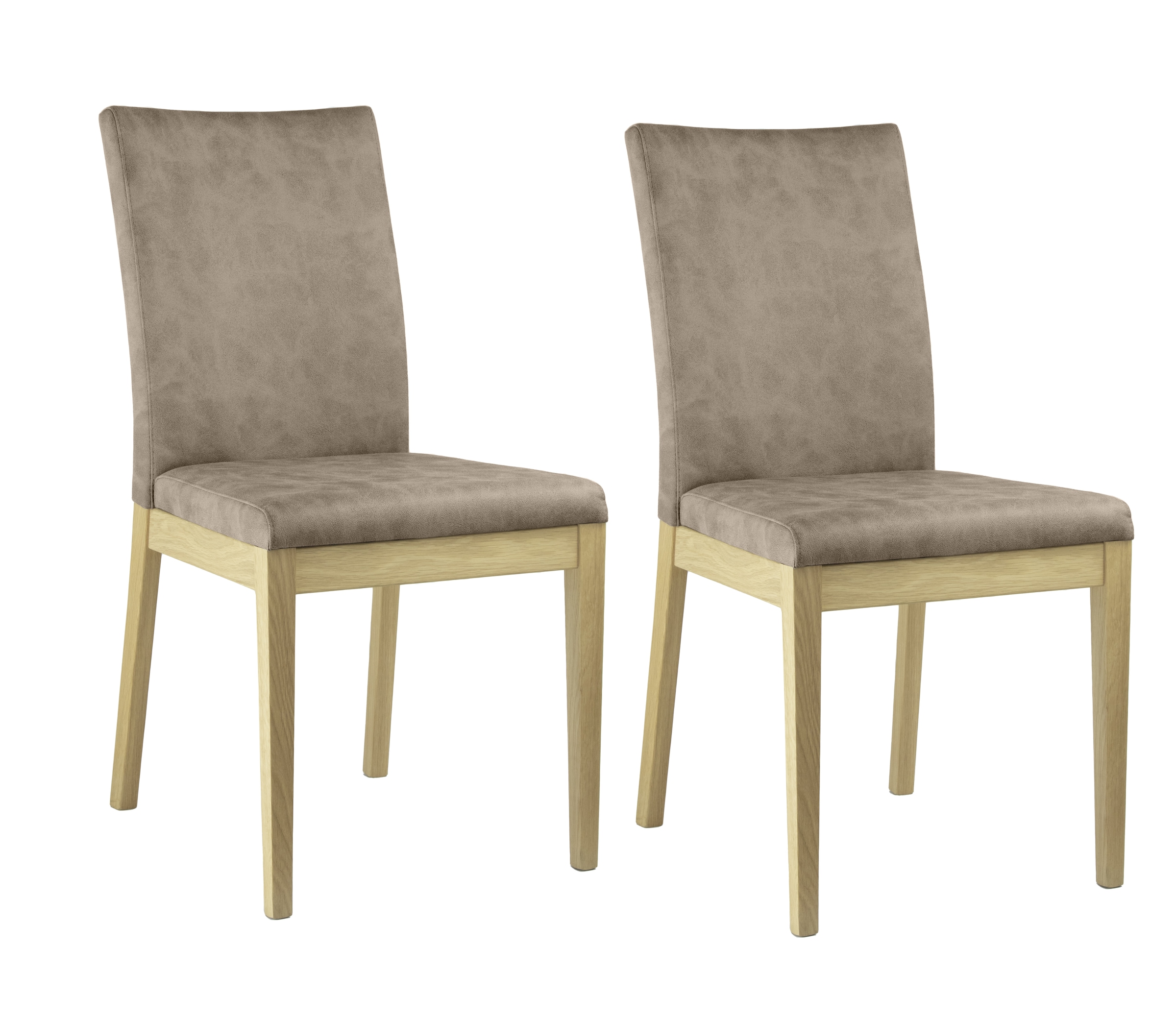 Home affaire 4-Fußstuhl »Dendres« (Set) 2 Stk. Microfaser Sitz und Ruecken günstig online kaufen