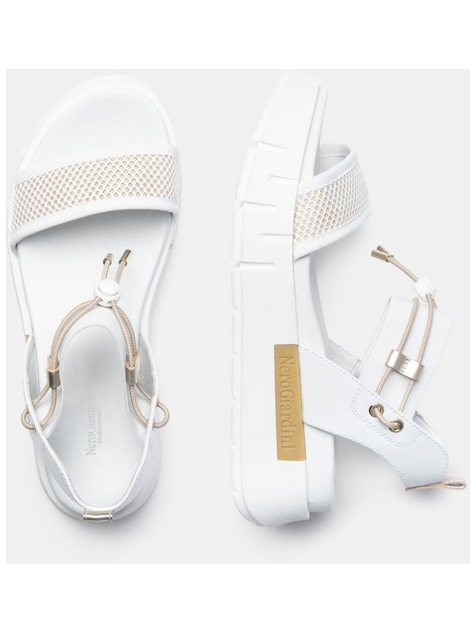 Nero Giardini Riemchensandale »Nero Giardini Sandalen Lederimitat/Textil«