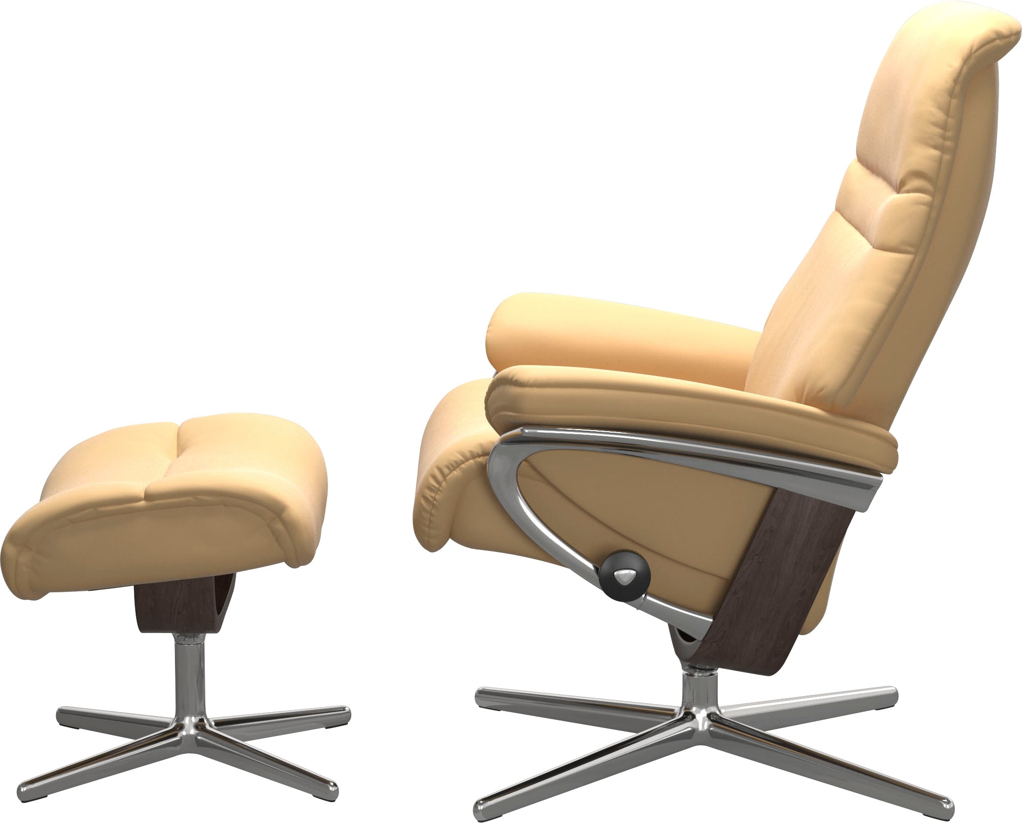 Stressless® Relaxsessel »Sunrise« mit Cross Base, Größe S, M & L, Holzakzent Wenge