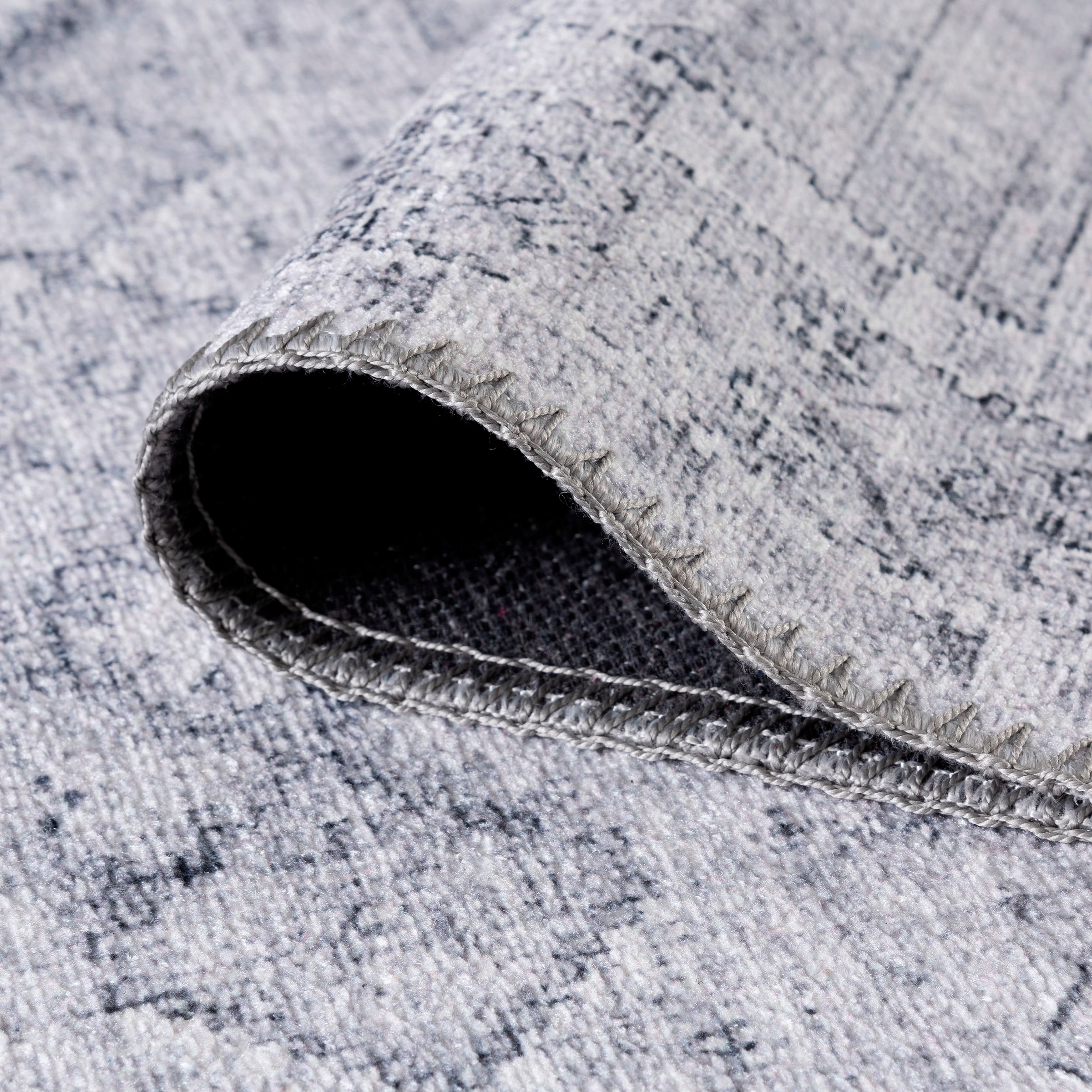 Sehrazat Teppich »Vintage 3570«, rechteckig, 4 mm Höhe, Kurzflor, waschbar, Chenille mit Baumwolle, Wohnzimmer
