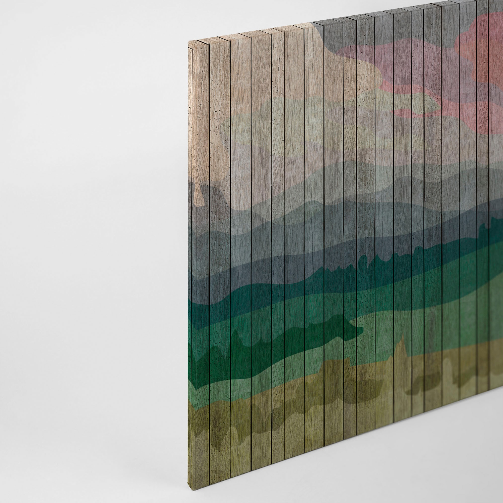 A.S. Création Leinwandbild »mountains«, Kunst-Landschaft-Kinder, (1 St.), Keilrahmen Landschaft Berge Gebirge Leinwand-Bild Wohnzimmer modern