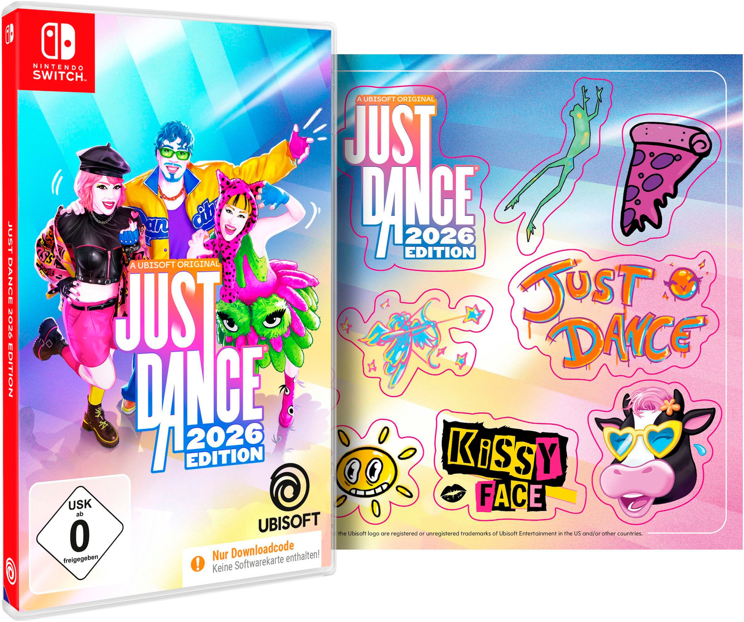 UBISOFT Spielesoftware »Just Dance 2026 (Code in box) + Bluetooth Concert Lautsprecher« Nintendo Switch