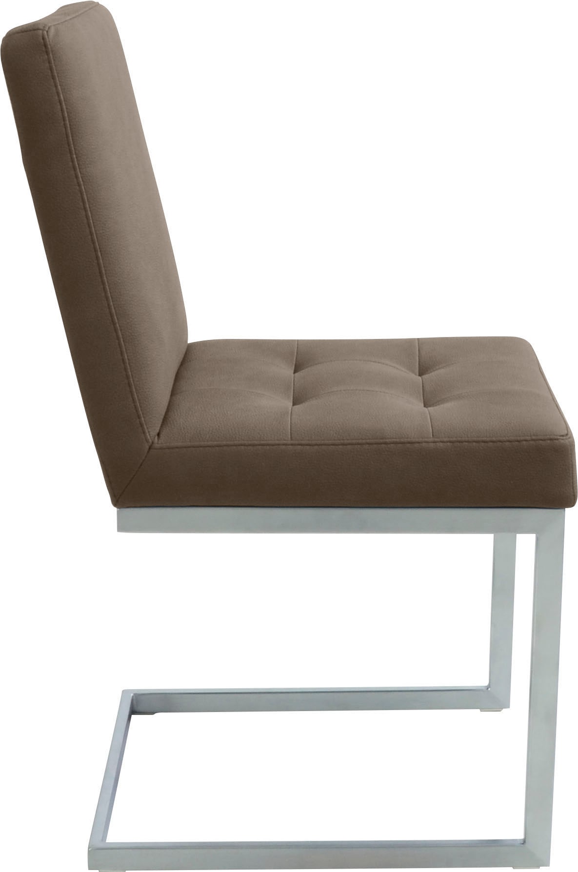 K+W Komfort & Wohnen Eckbankgruppe »Spider II« Set, 4 Stk. tlg. langer Schenkel 195cm, 2 Freischwinger, Auszugstisch in Breite 120 cm