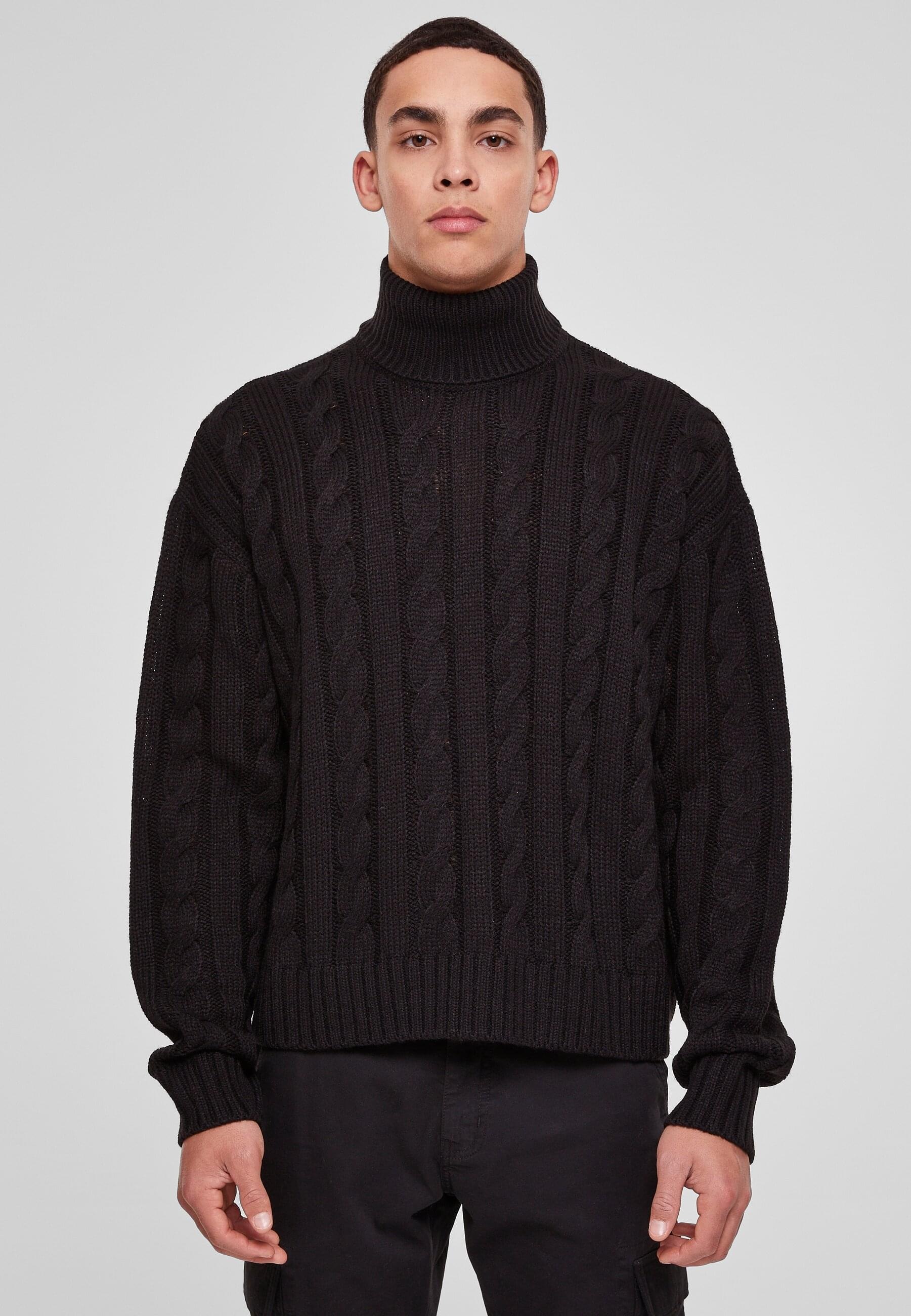 URBAN CLASSICS Rundhalspullover »Urban Classics Herren Boxy Roll Neck Sweater« 1 Stk.