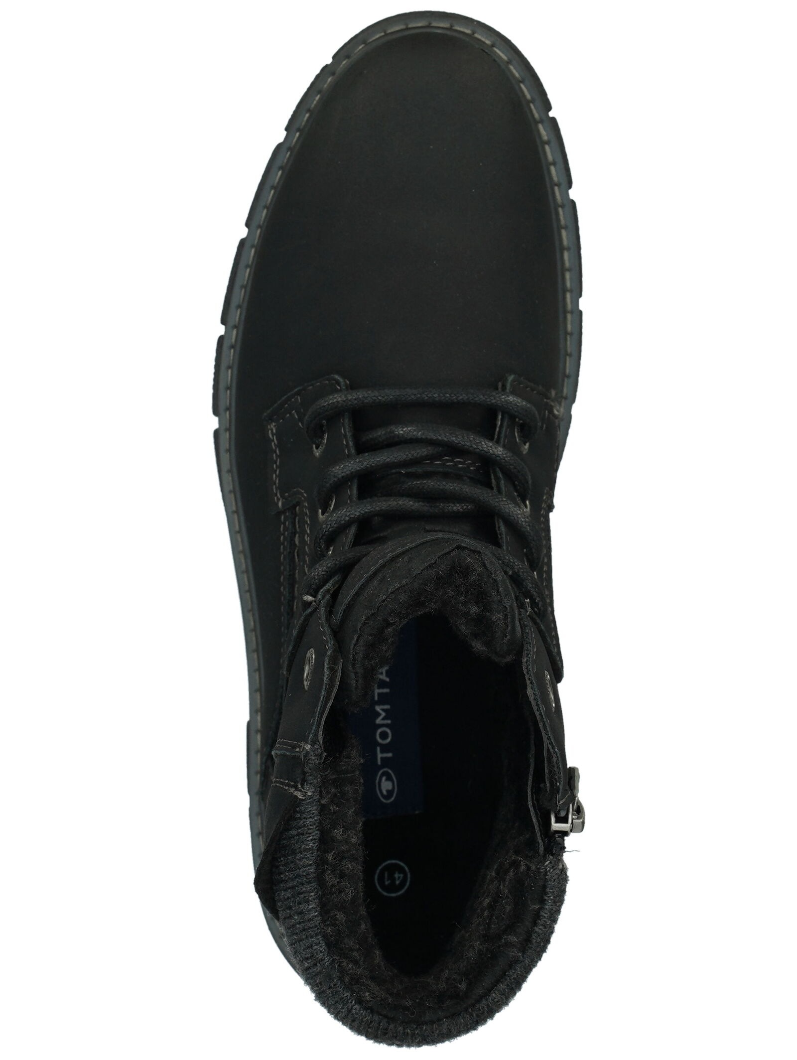 TOM TAILOR Schnürstiefelette »Tom Tailor Stiefelette Lederimitat/Textil«