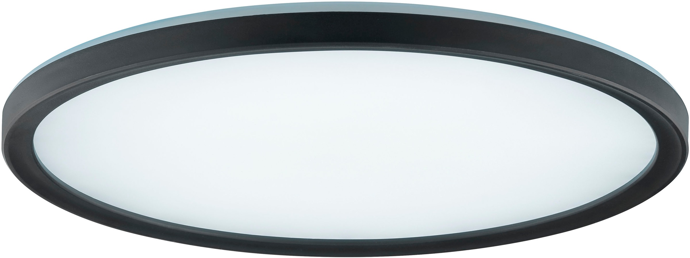 Hanseatic LED Panel »Liuca«, 1 flammig, Leuchtmittel LED-Modul | LED fest integriert, 29 cm, 2400 lm, 2700-6500 K, dimmbar, CCT über Wandschalter, schwarz