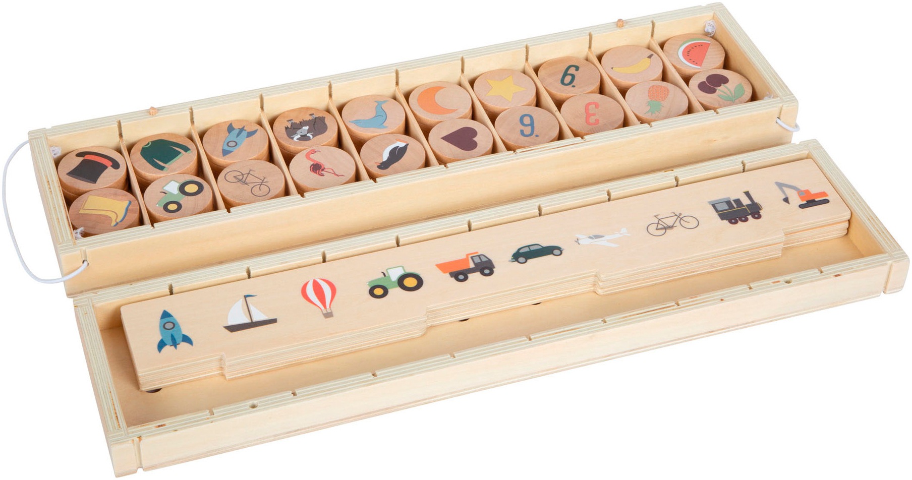 Small Foot Steckspielzeug »Bildersortierbox Weltentdecker«