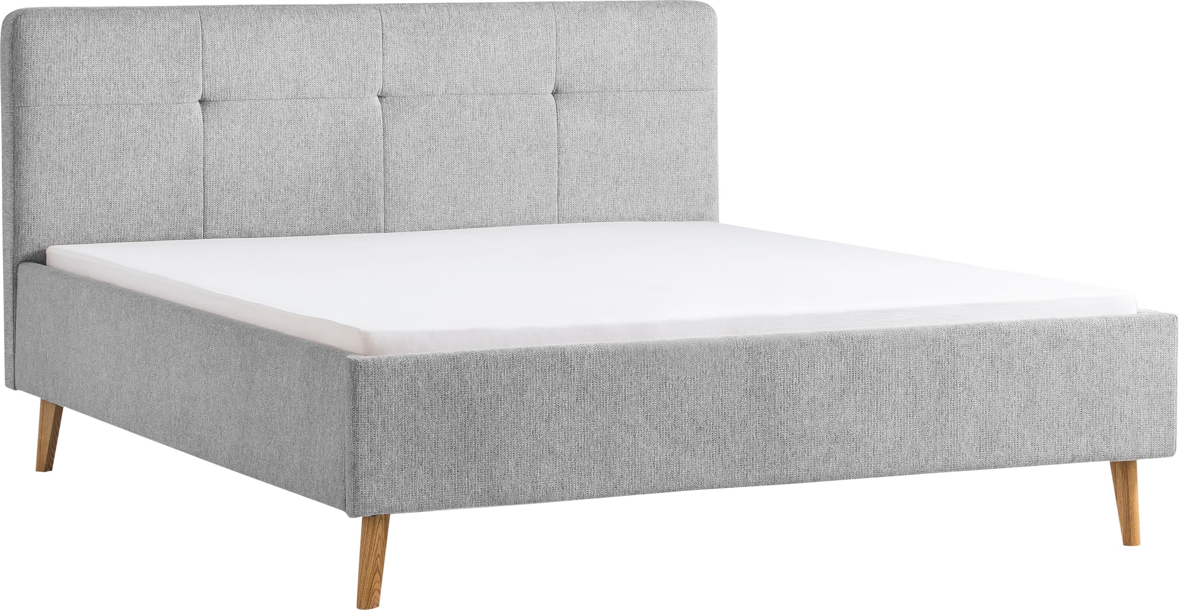 meise.möbel Polsterbett »Smart« Kopfteil mit Knopfheftung, in zwei Größen erhältlich