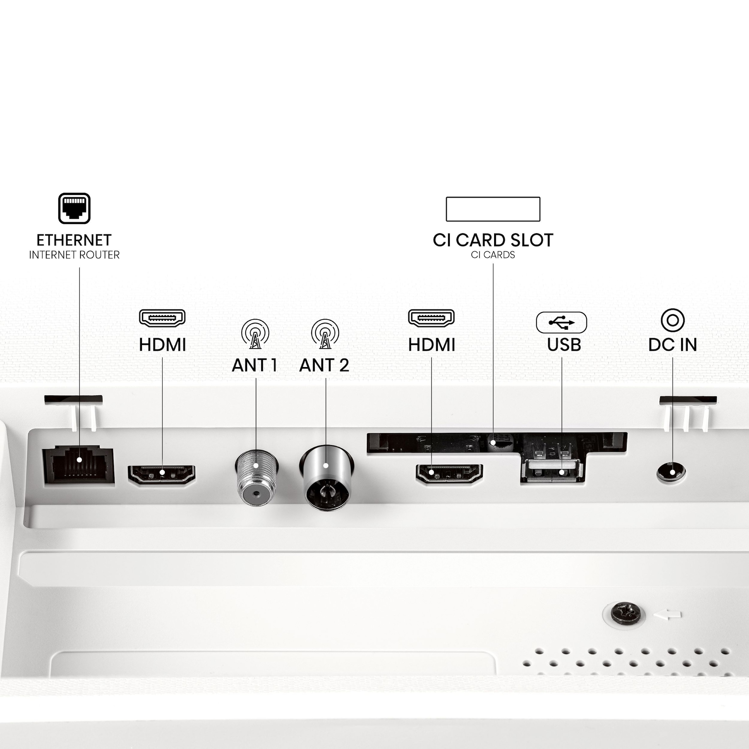 Hisense QLED-Fernseher »32S5Q« 80 cm/32 ″ Full HD Smart-TV 2K FHD Deco TV