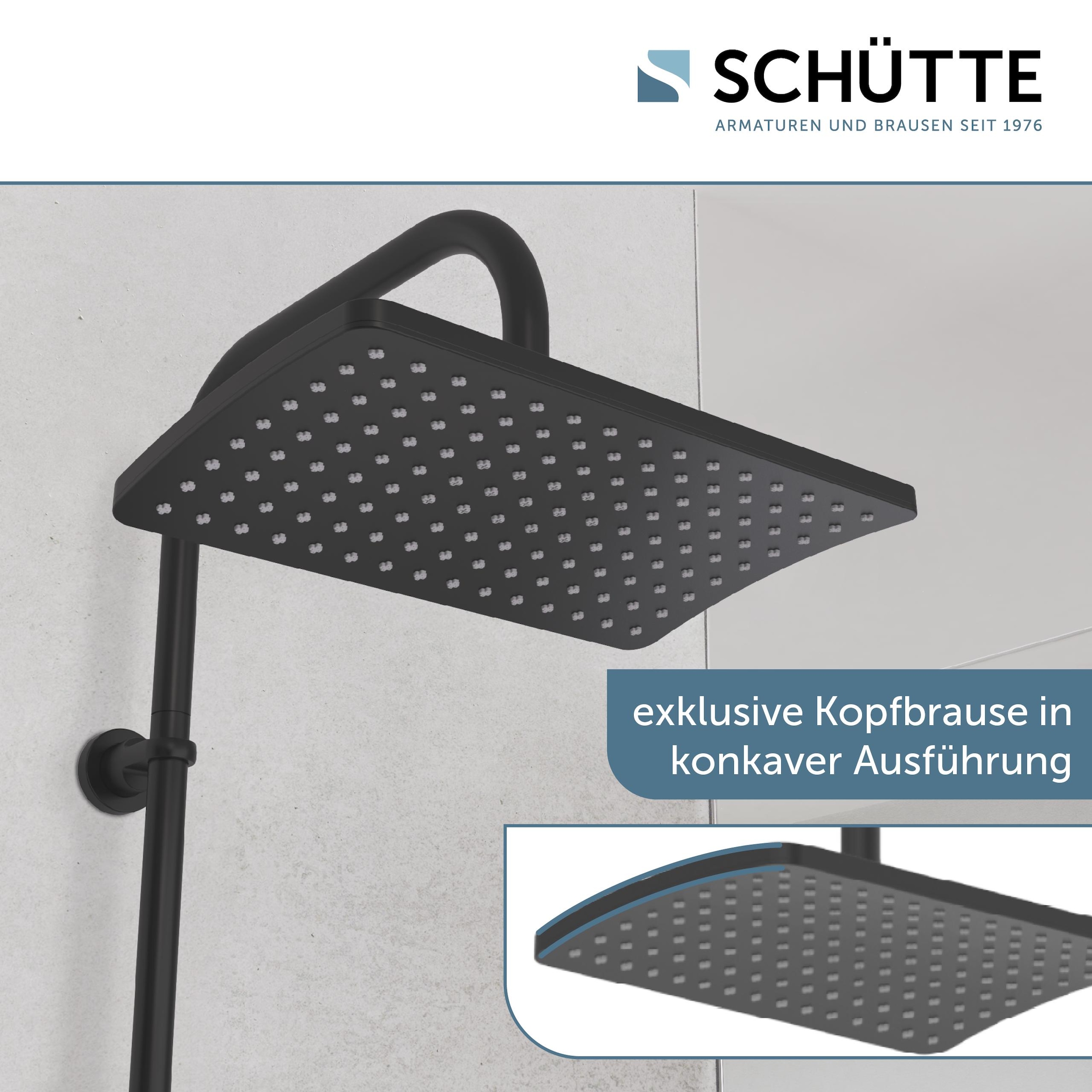 Schütte Brausegarnitur »Mallorca« Duschsystem mit Kopfbrause und Handbrause