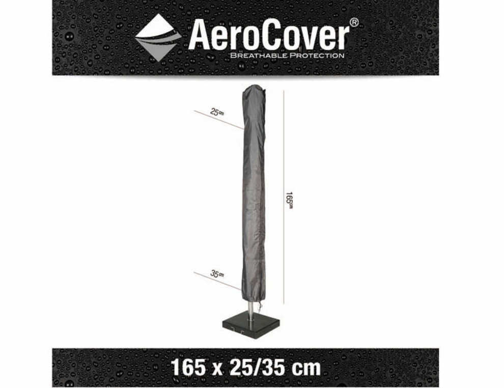 Aerocovers Sonnenschirm-Schutzhülle »Schirmhülle H165x25/35«, Schirmhülle H165x25/35 cm