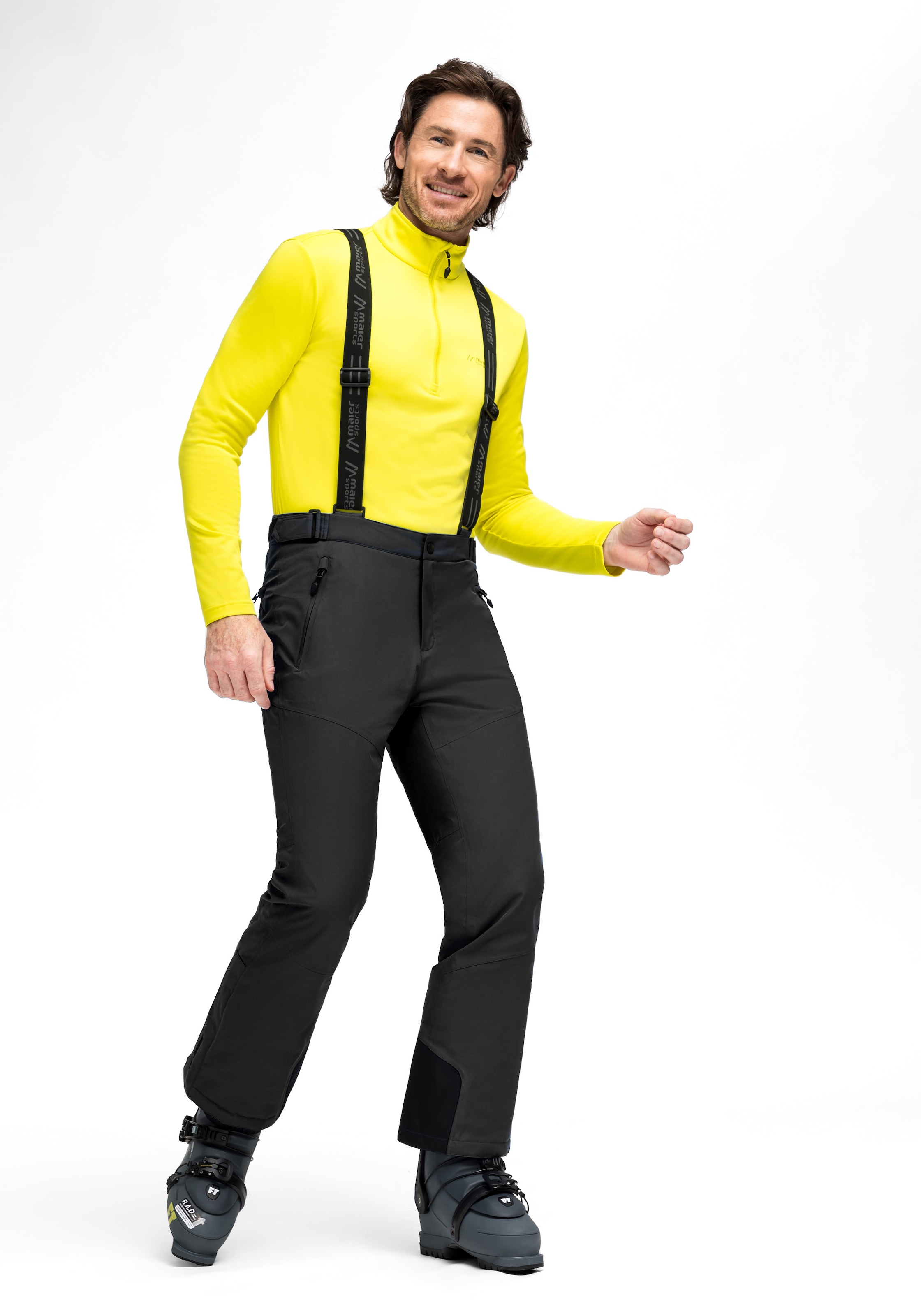 Maier Sports Skihose »Anton 2«  Herren Schneehose mit Hosenträgern, wind/wasserdicht, Regular Fit
