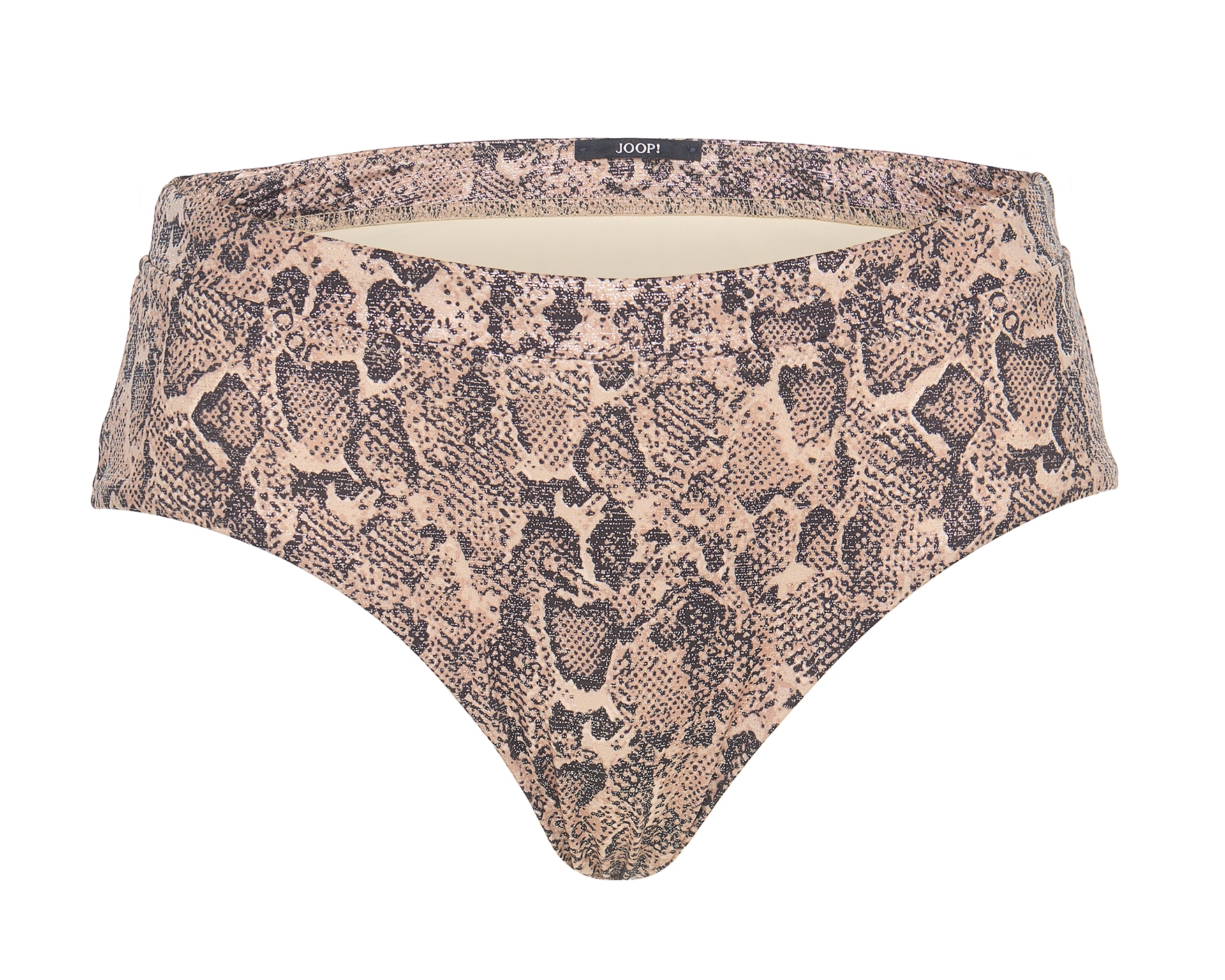 JOOP! Bikini-Hose »Python« Animalprint, leicht glänzend