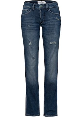 Freeman T. Porter Straight-Jeans, mit Destroyed-Elementen kaufen