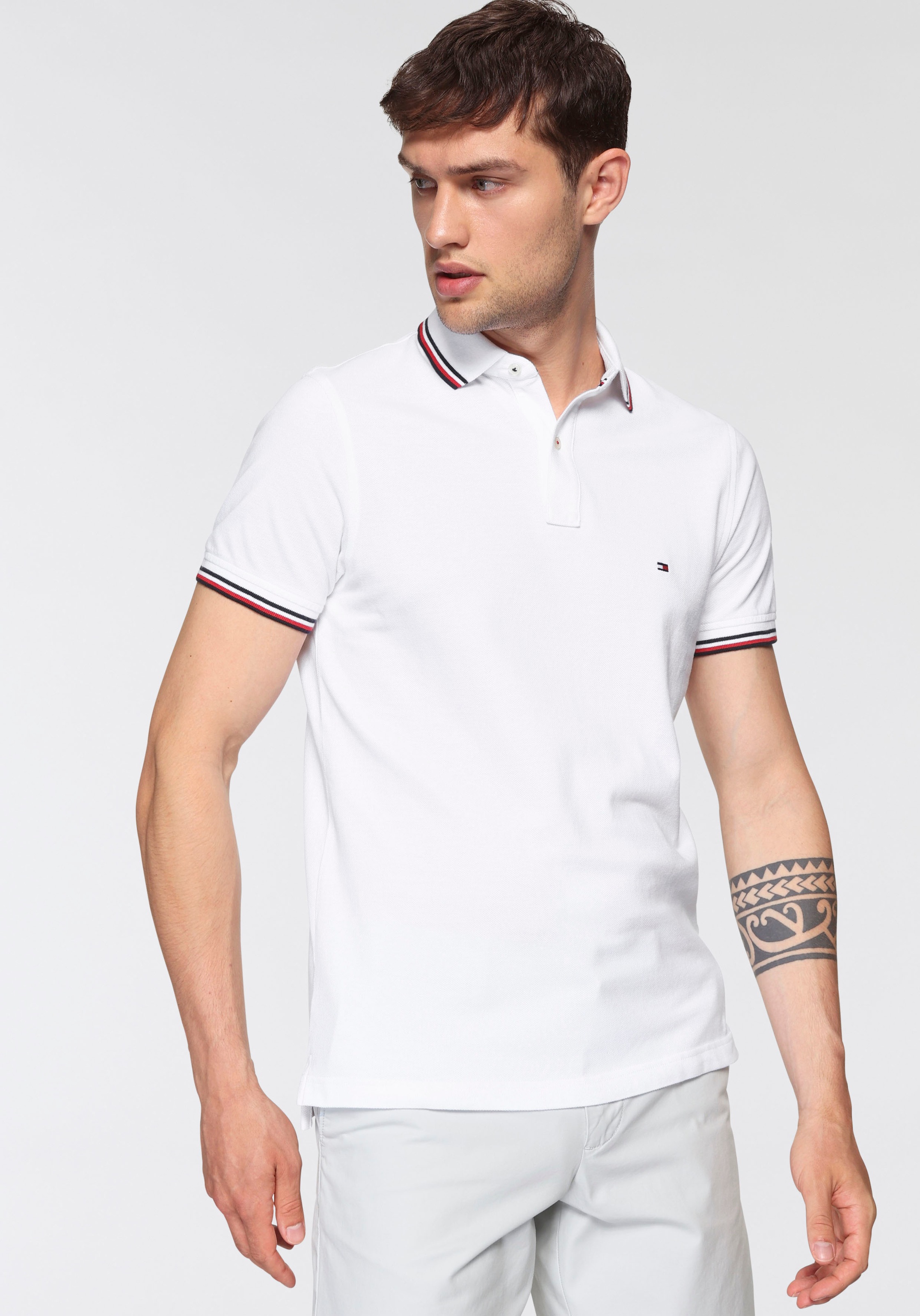 Tommy Hilfiger Poloshirt »TOMMY online TIPPED bestellen POLO« SLIM