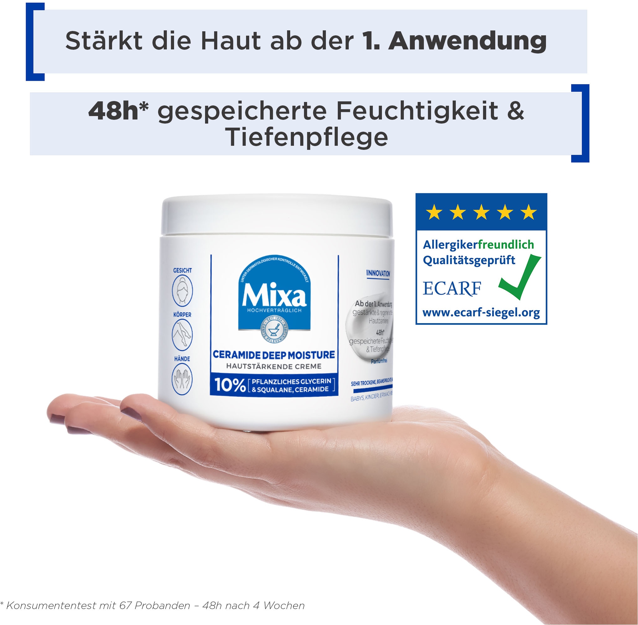 Mixa Körpercreme »Mixa Ceramide Protect Creme« mit Ceramiden
