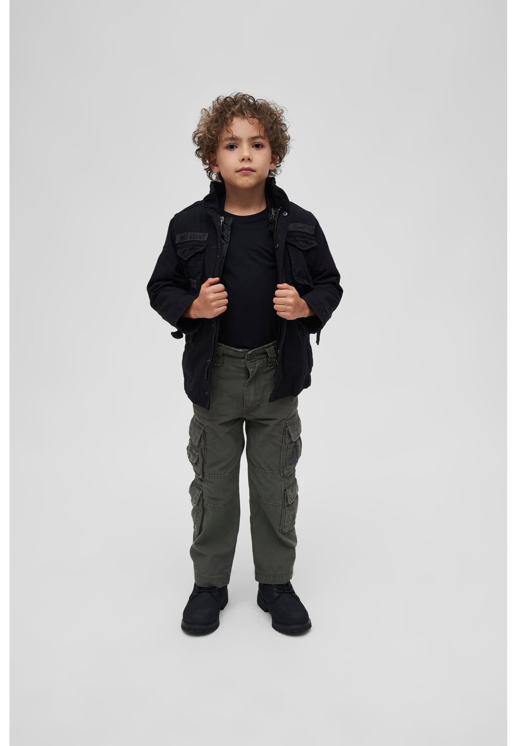 Brandit Parka »Brandit Herren Kids M65 Giant Jacket« 1 Stk. tlg. mit Kapuze