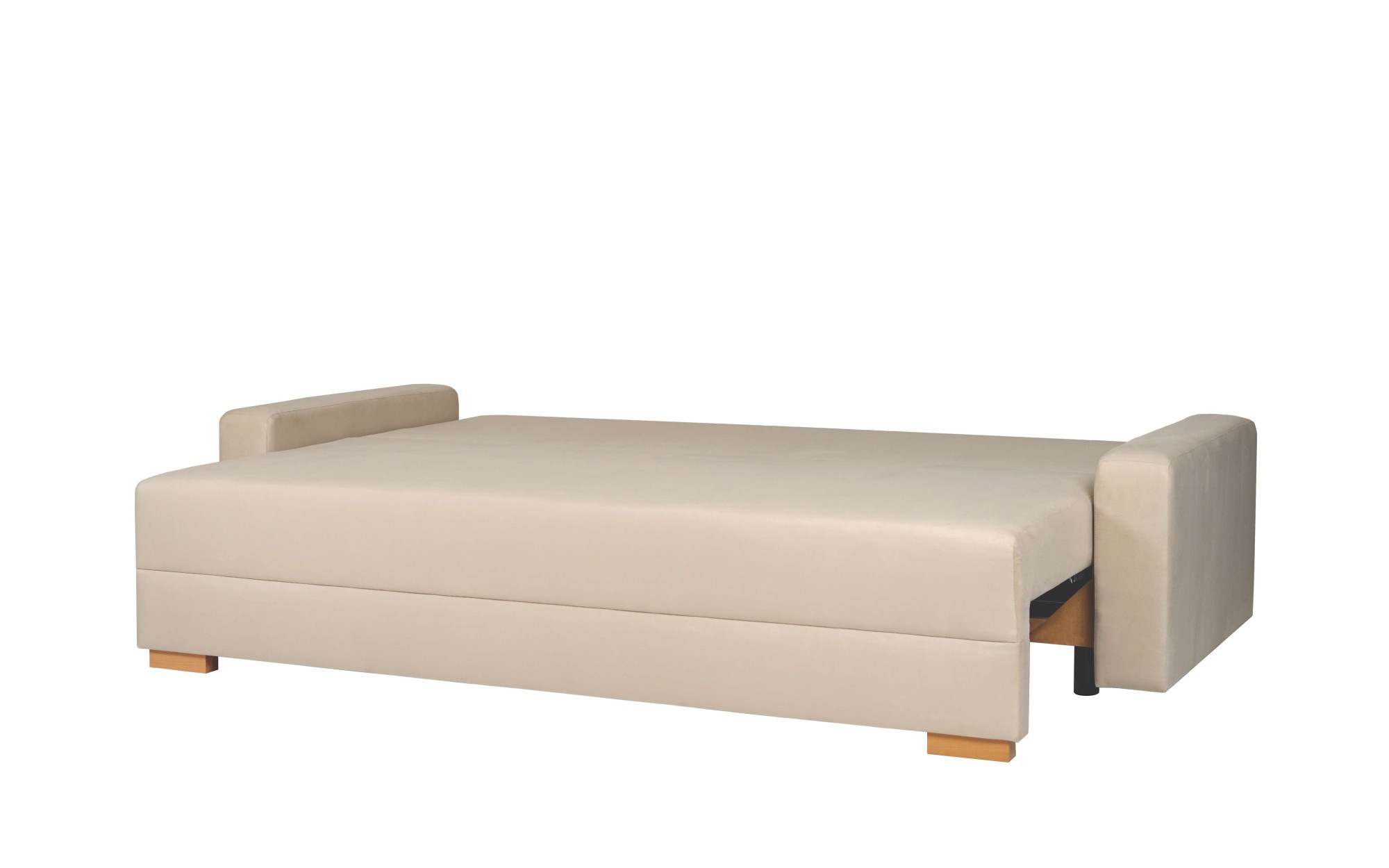 INOSIGN 3-Sitzer »SHERIDIAN Schlafsofa mit Bettkasten, in Feincord & Velvet«, mit Wellenunterfederung, moderne Bezüge, B/H/T 225/94/80
