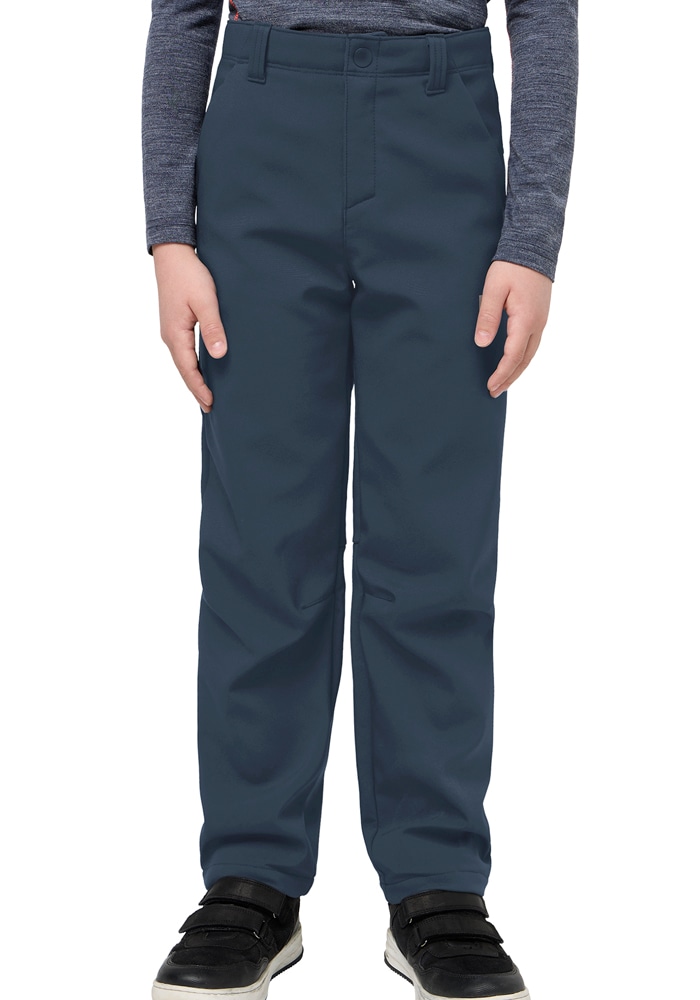 JACK WOLFSKIN Softshellhose »FOURWINDS PANTS K« midnightsky 104 - Normalgrößen Normalgrößen 104 Softshellhose