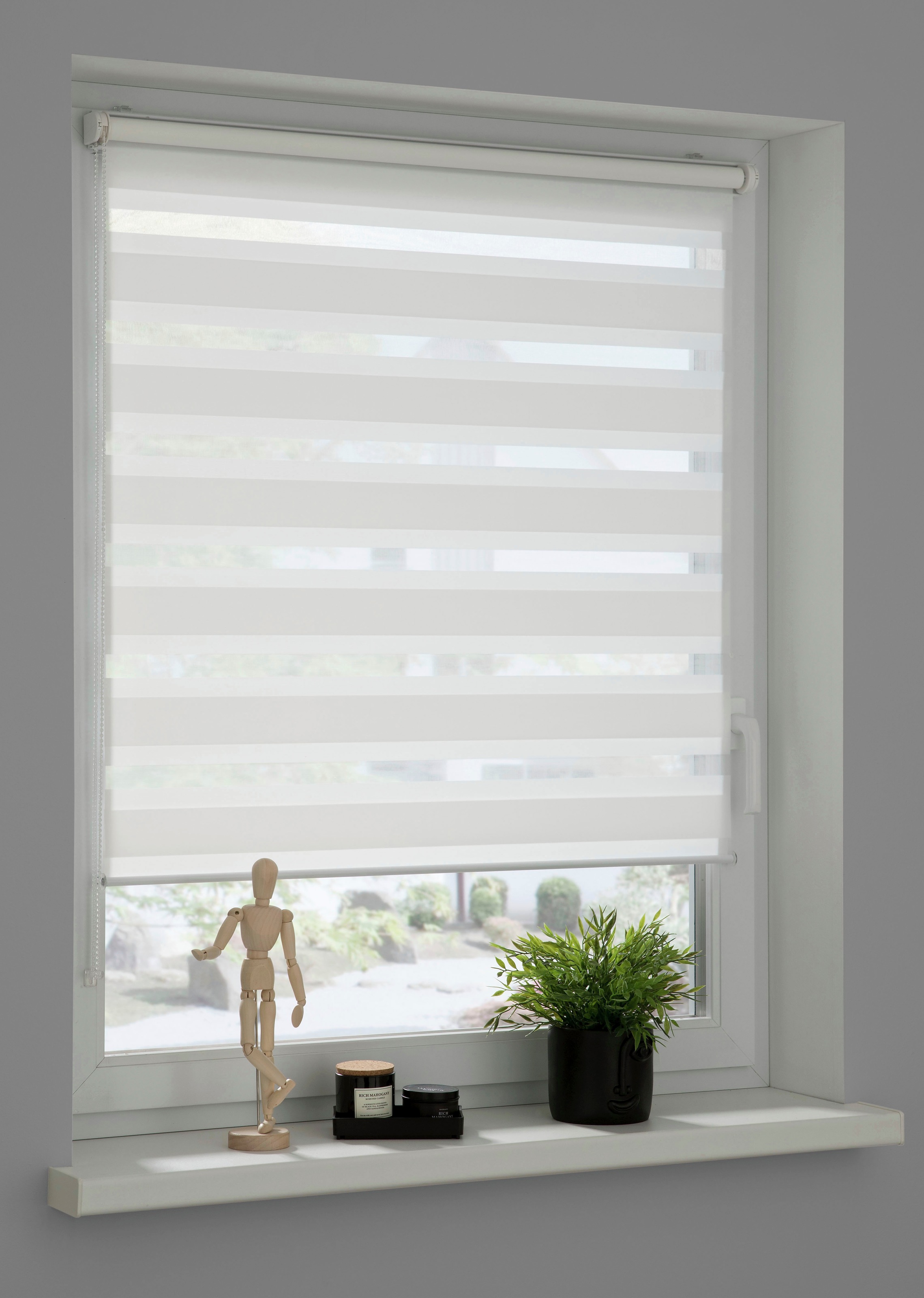 SCHÖNER WOHNEN-Kollektion Doppelrollo »Tilda« transparent Sichtschutz mit B günstig online kaufen