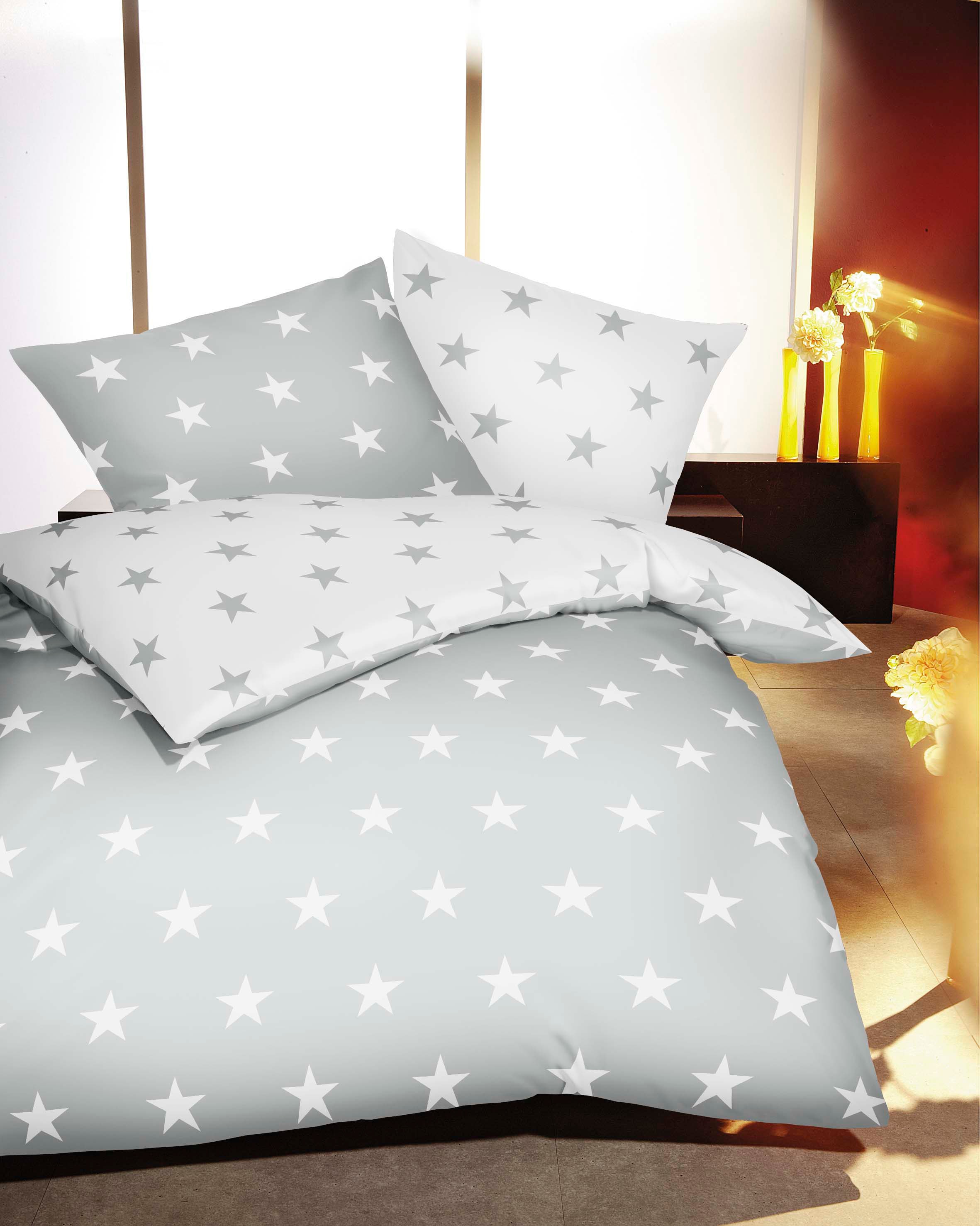 Kaeppel Wendebettwäsche »Stars« 3 Stk. tlg. mit Sternen günstig online kaufen