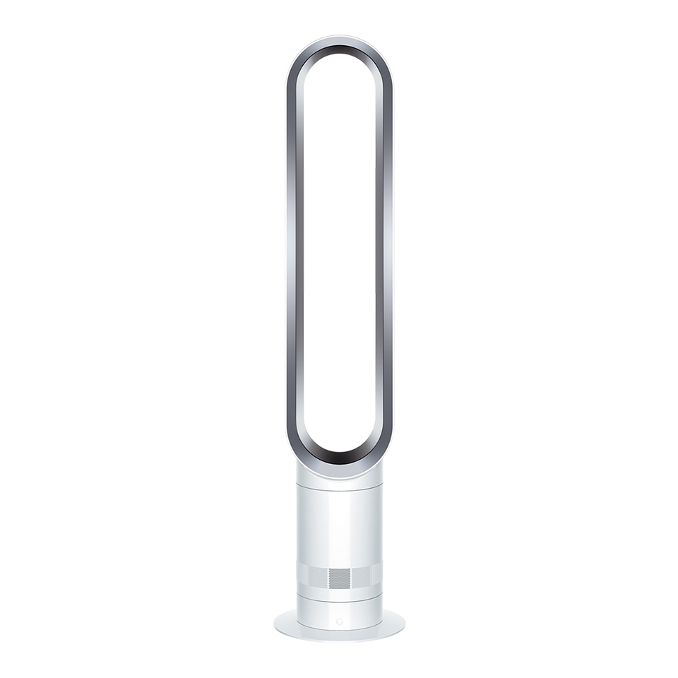 Dyson Turmventilator "AM07, mit Drehbewegung und Kippfunktion", silber (weiß, silber)