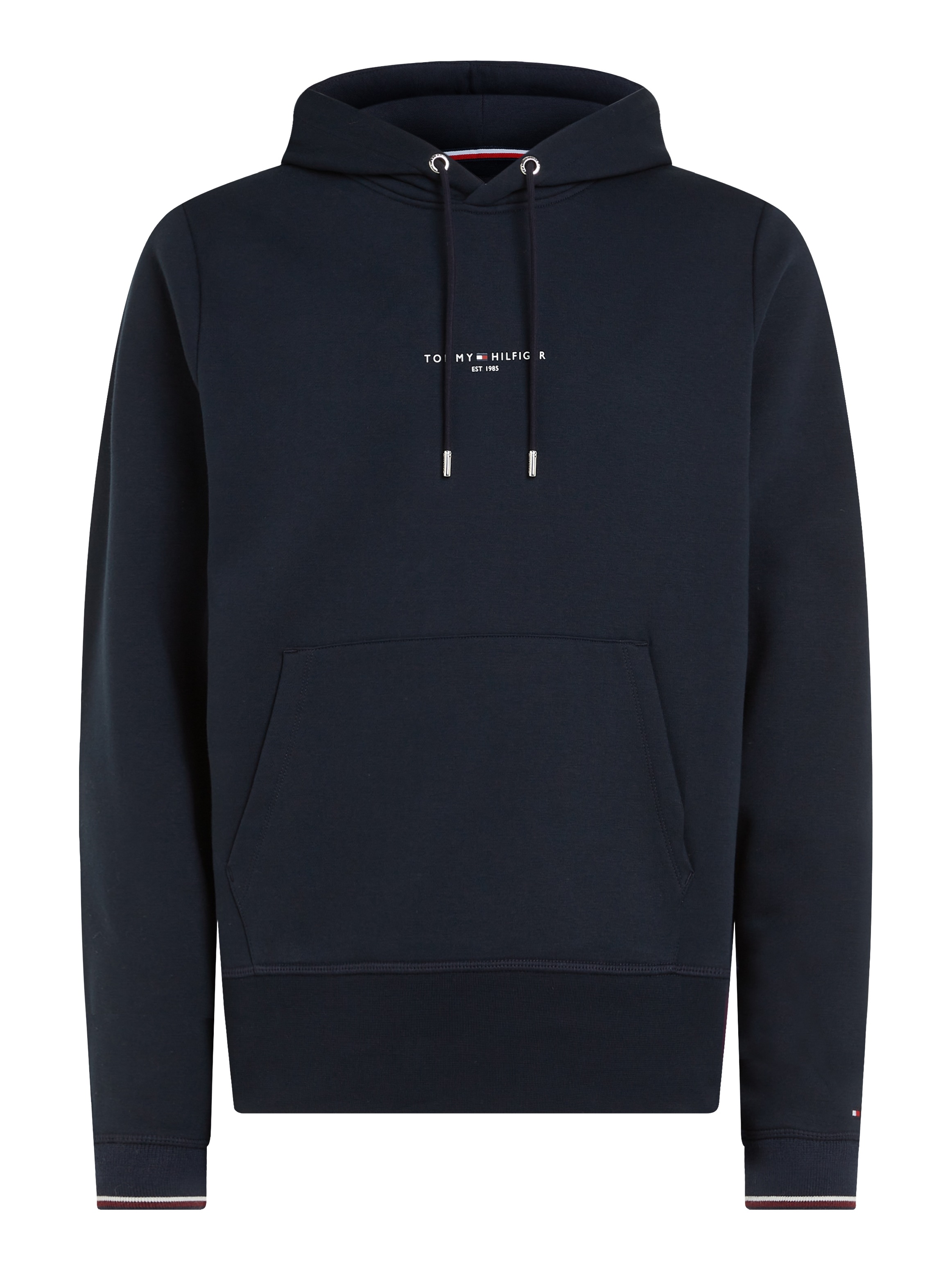 Tommy Hilfiger Hoodie »TOMMY LOGO TIPPED HOODY« Tommy-Tape innen am Ausschnitt, Flag-Stickerei am Ärmel