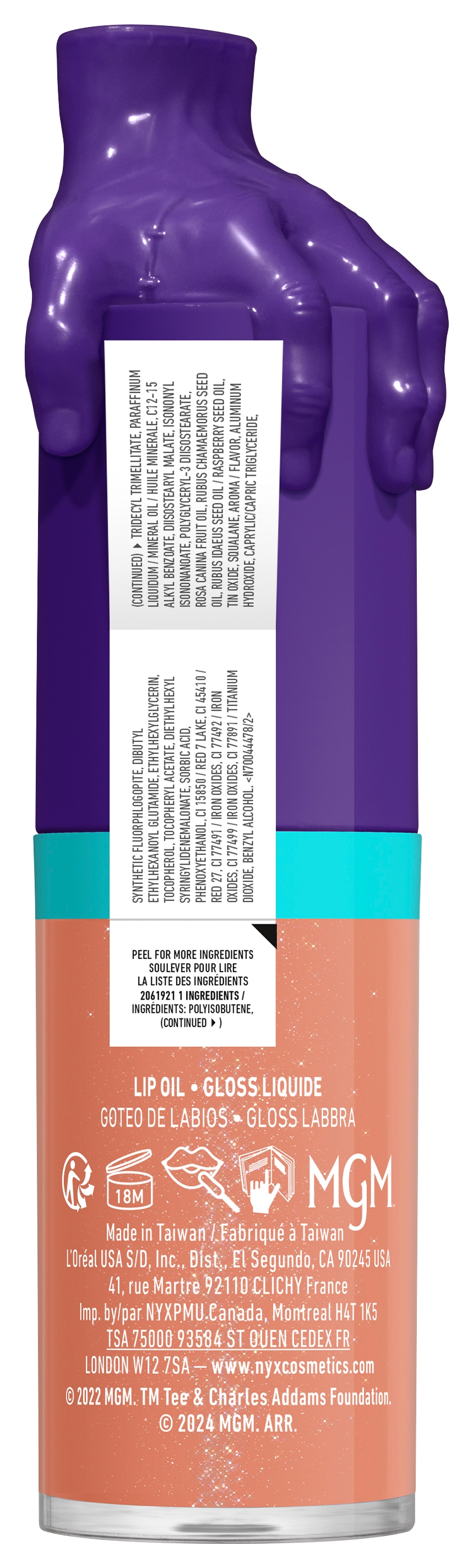 NYX Lipgloss »NYX Professional Makeup Wednesday Mystery Lip Oil«