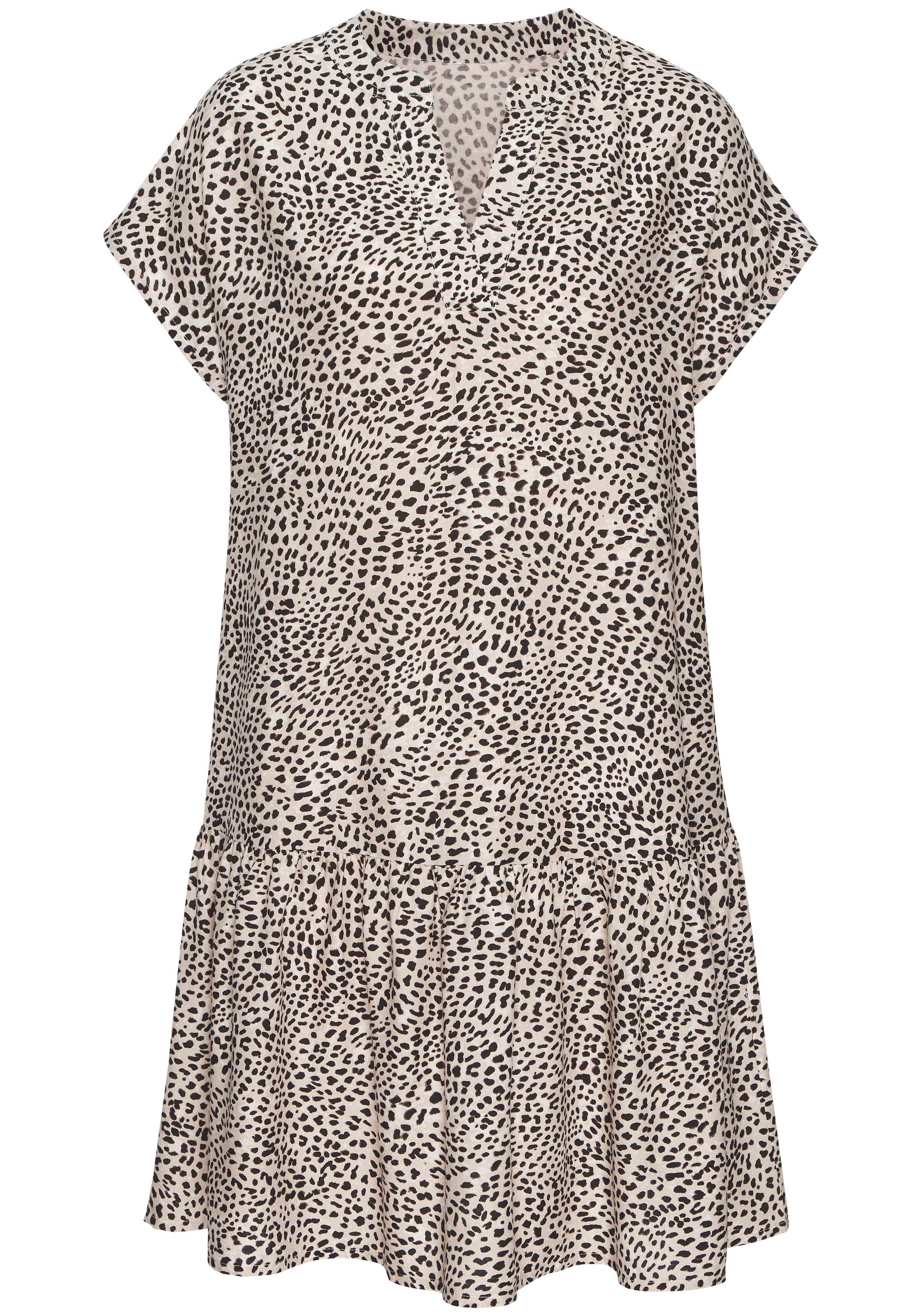 LASCANA Blusenkleid mit Allover Animal-Print