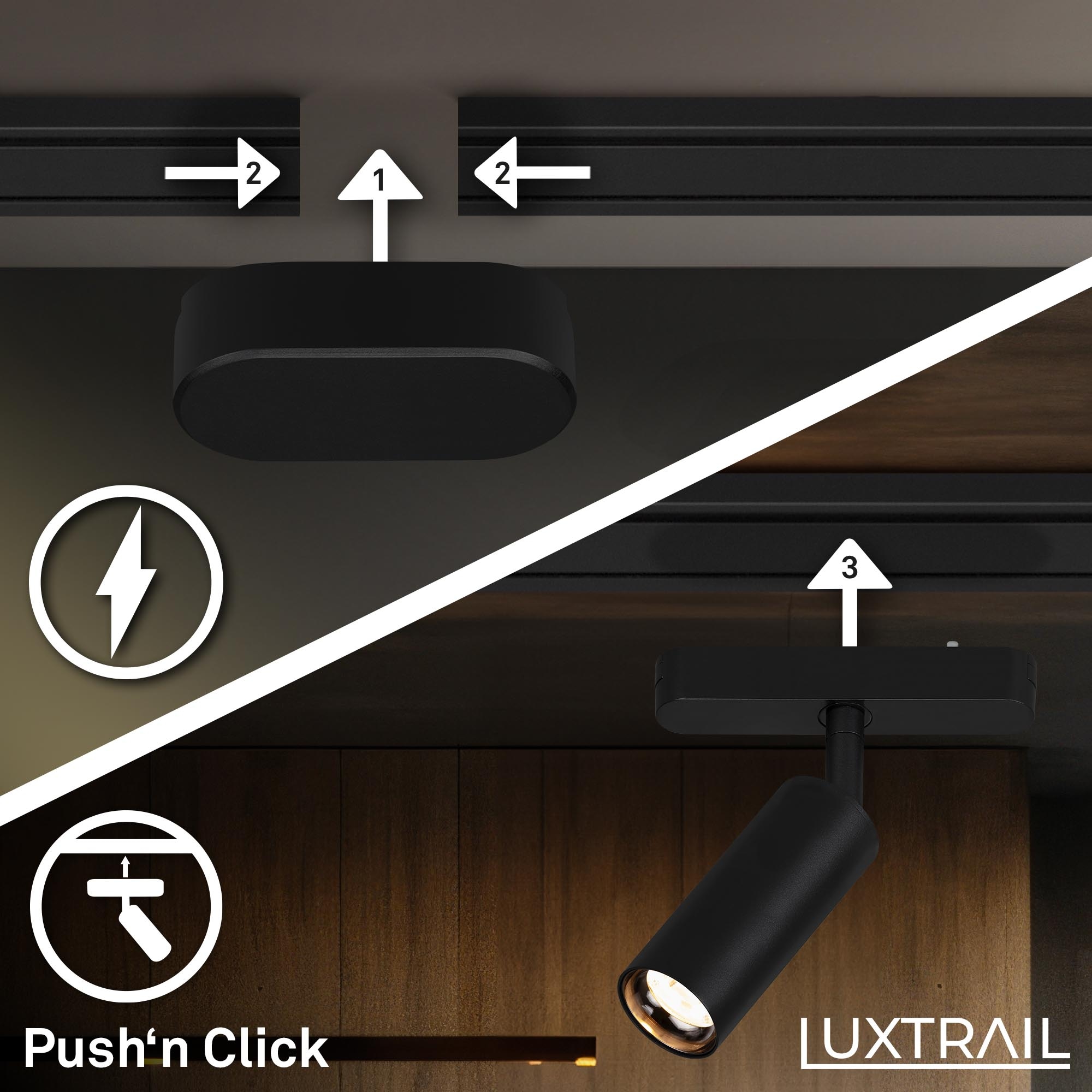 Briloner Leuchten LED Deckenleuchte »LUXTRAIL 8035065«