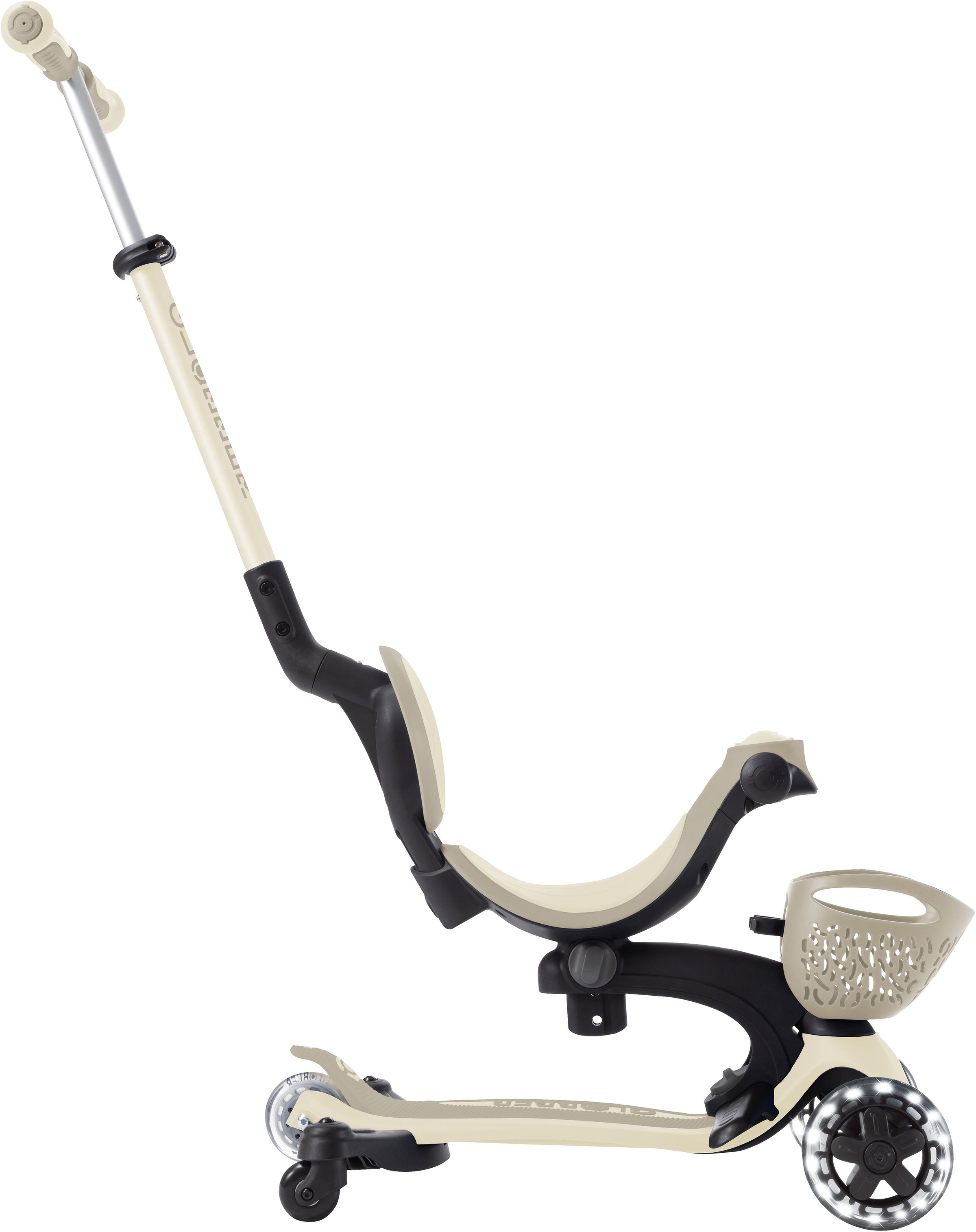 Globber Tretroller »GO-UP BABY 360 LIGHTS, mit Leuchtrollen und Leuchtmodul günstig online kaufen