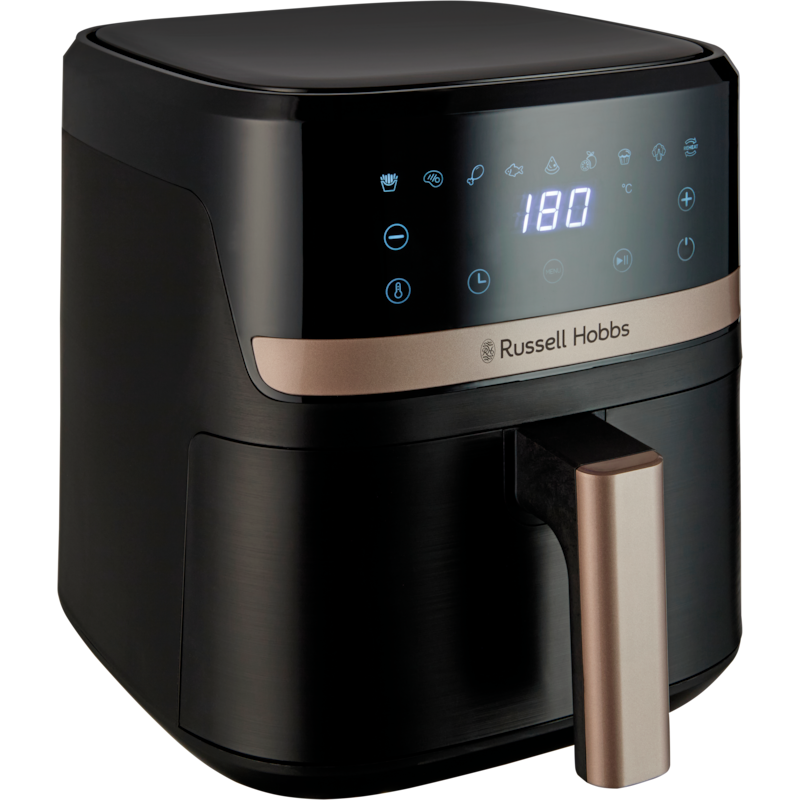RUSSELL HOBBS Heißluftfritteuse »27610-56 SatisFry, 4, 3 L« 1300 W Airfryer–wenig oder kein Öl erforderlich, 9 Programme, 4, 3 L schwarz